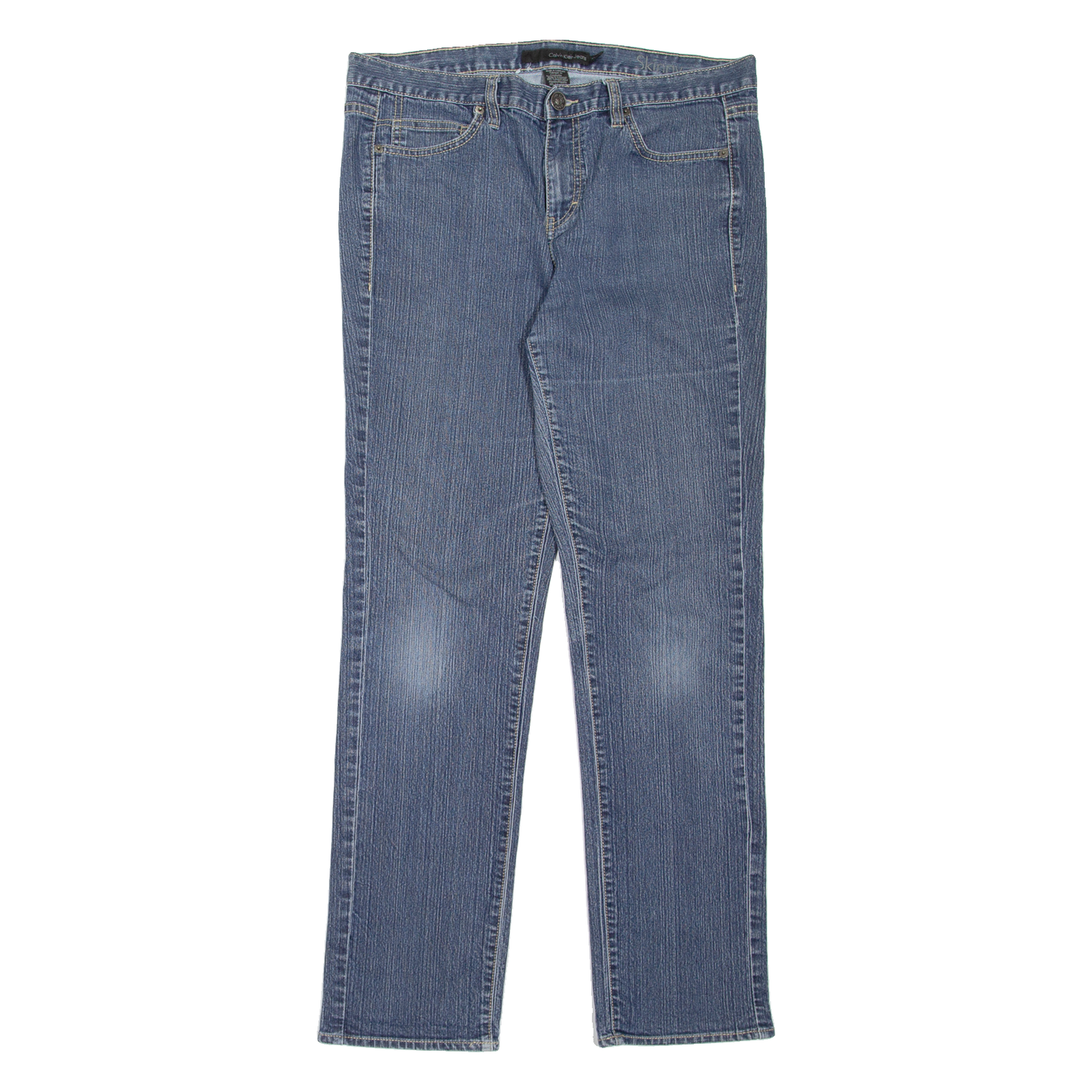 CALVIN KLEIN JEANS Womens Jeans Blue Slim Skinny W32 L33 Refurbished - N/A refurbished available on Cerqular
