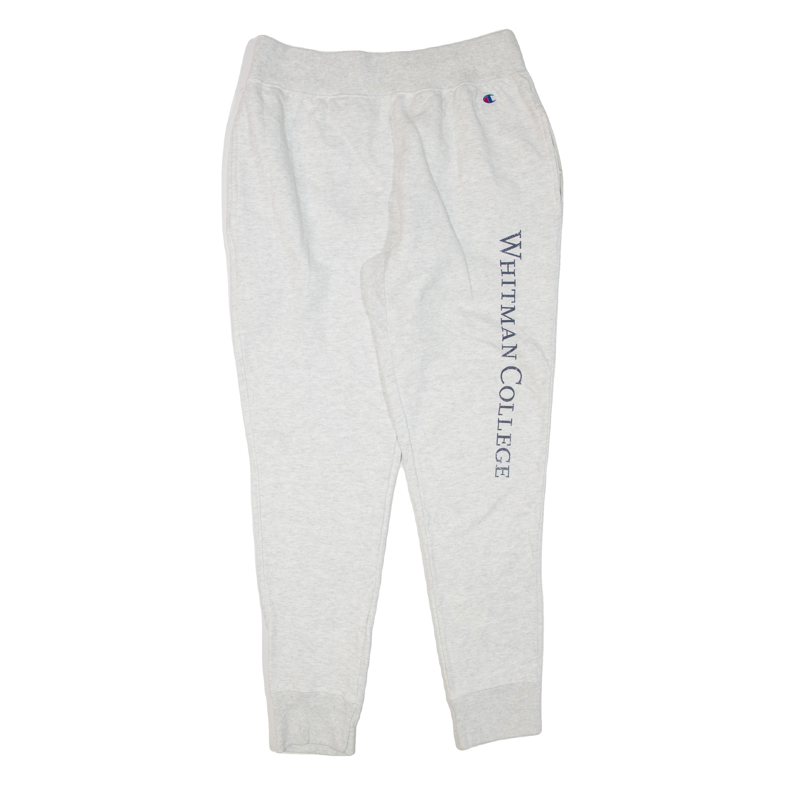 CHAMPION REVERSE WEAVE Whitman College Mens Joggers Grey Tapered L W30 L31 Refurbished - N/A refurbished available on Cerqular