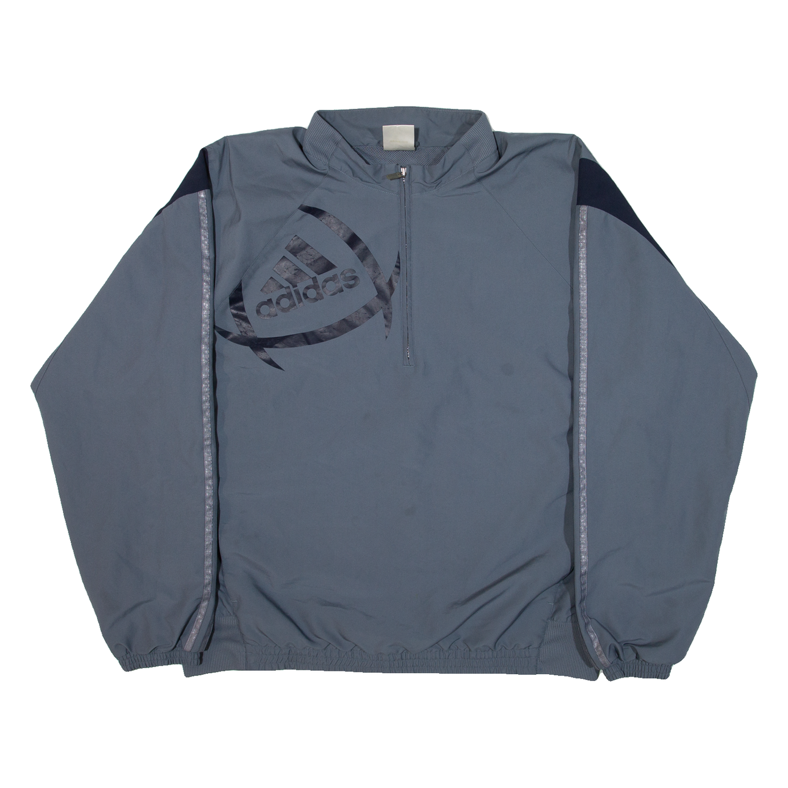 ADIDAS Mens Pullover Jacket Blue XL Refurbished - N/A refurbished available on Cerqular
