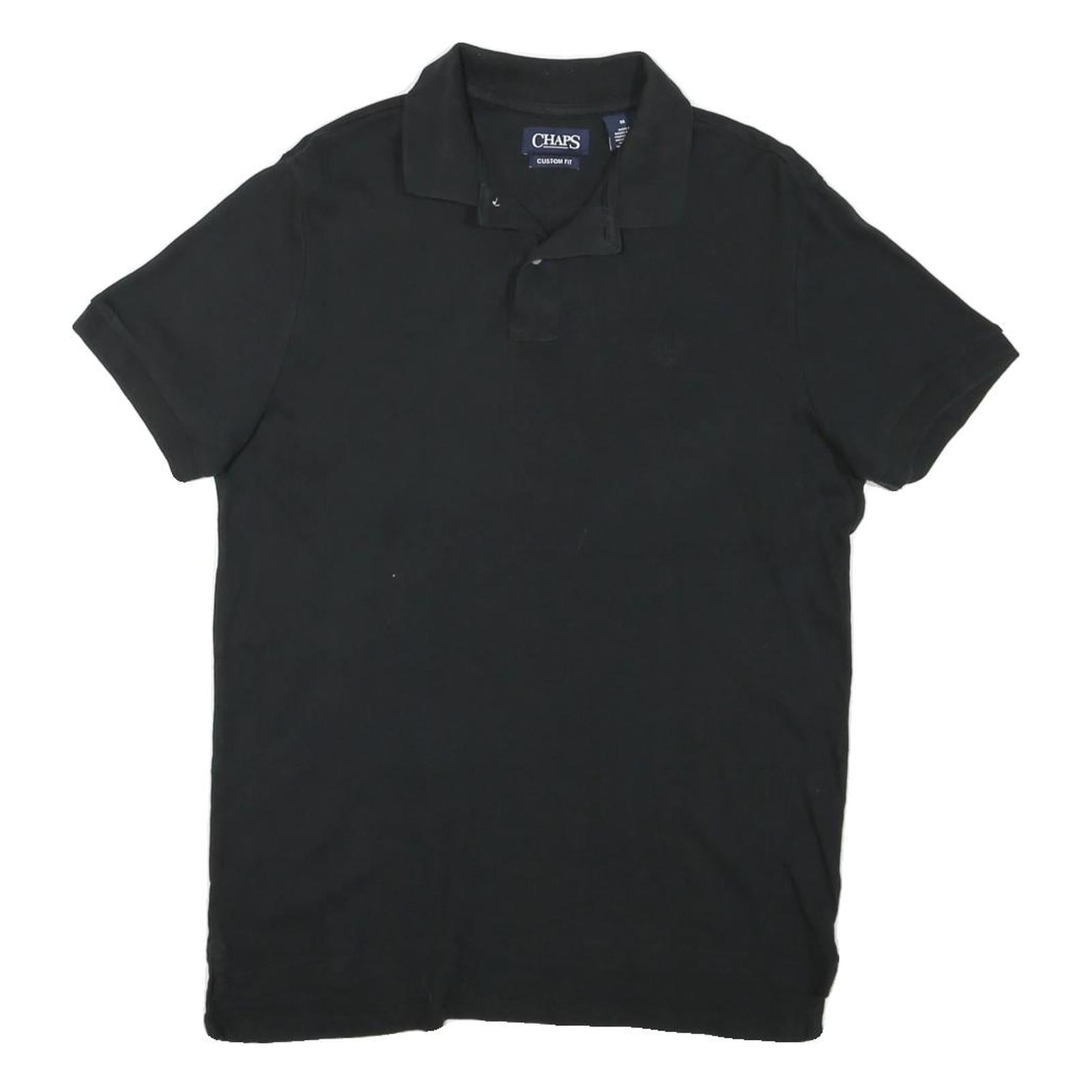 Buy CHAPS Mens Black Cotton Blend Short Sleeve Polo Shirt M Classic Fit Casual Refurbished - $24.69 CHAPS Mens Black Cotton Blend Short Sleeve Polo Shirt M Classic Fit Casual Refurbished - N/A refurbished available on Cerqular
