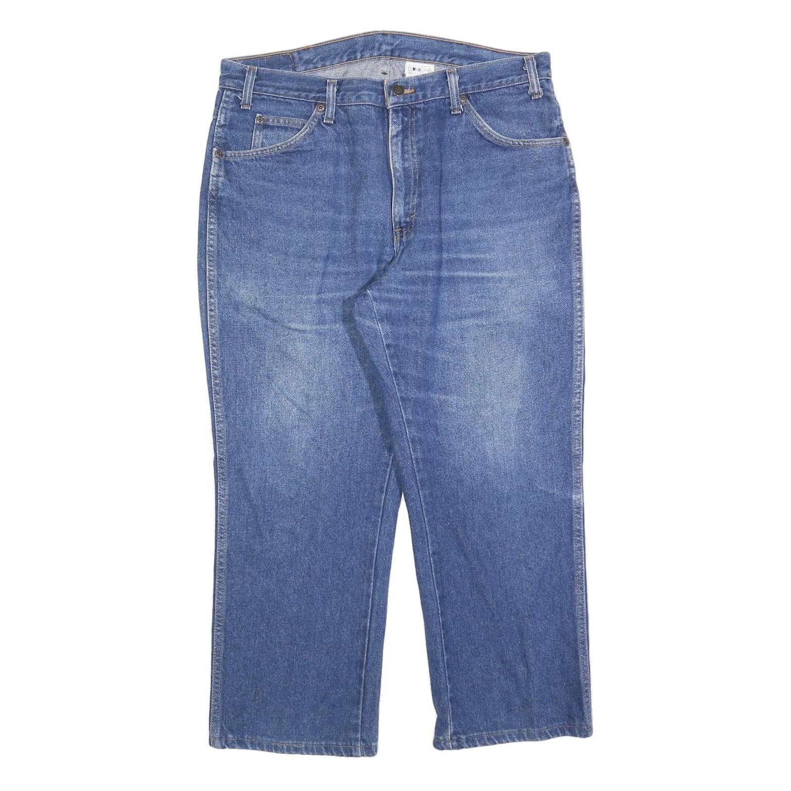 DICKIES Mens Jeans Blue Regular Straight Denim Medium W36 L25 Classic Fit Refurbished - N/A refurbished available on Cerqular