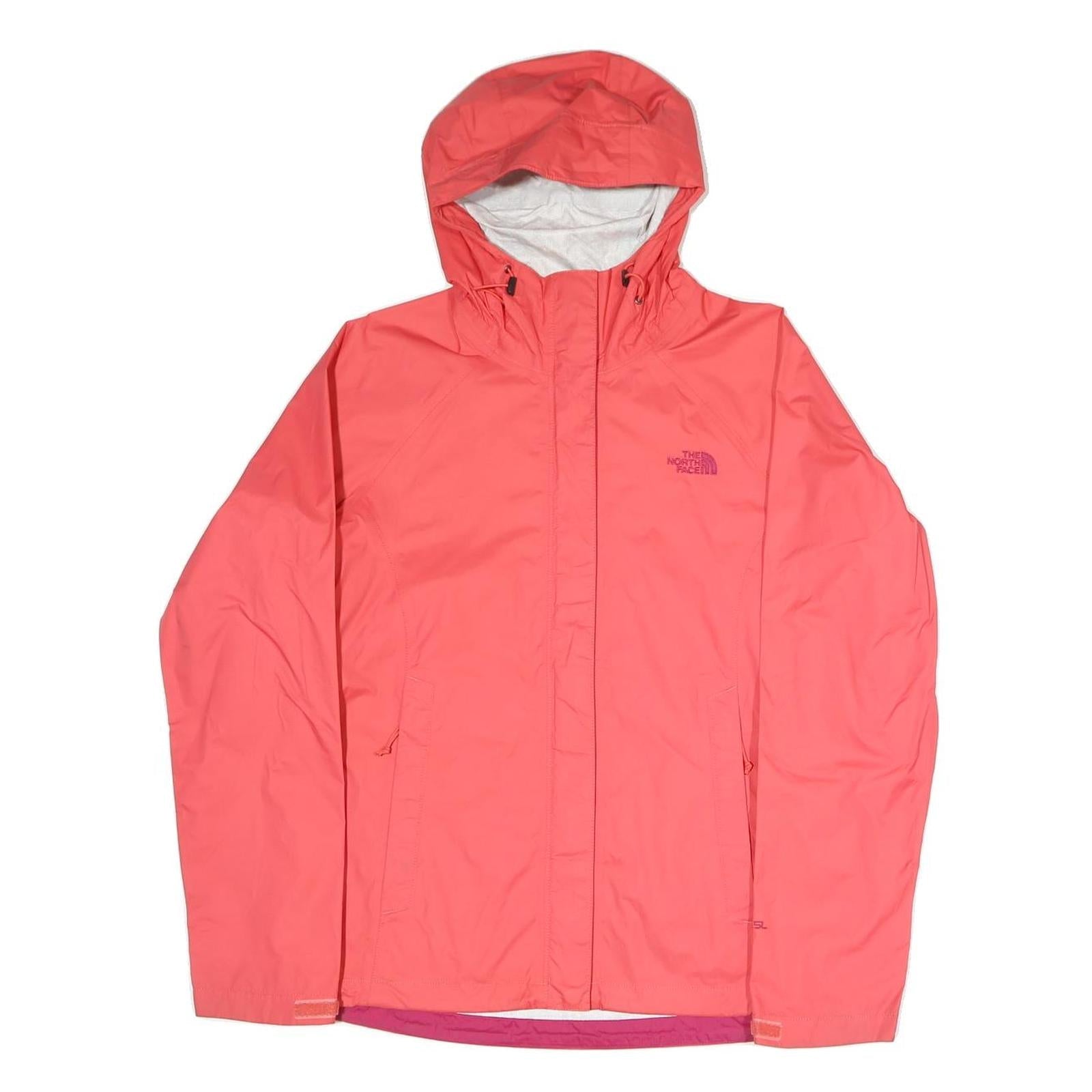 THE NORTH FACE Womens Pink & Purple Outdoor Waterproof Jacket M Polyester Blend Refurbished - N/A refurbished available on Cerqular
