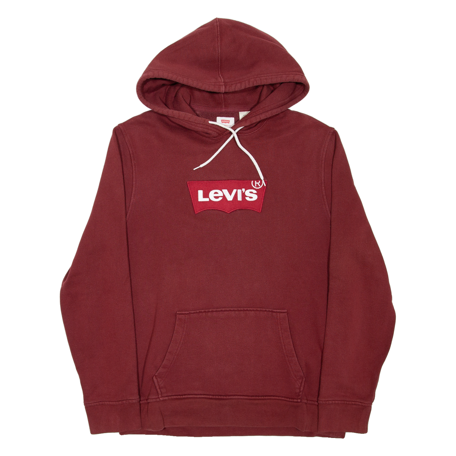 LEVI'S Mens Red Hoodie M Refurbished - N/A refurbished available on Cerqular