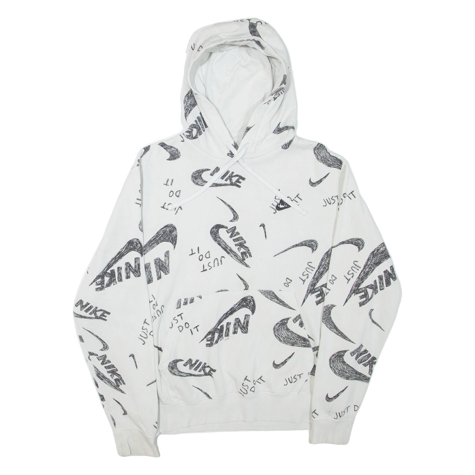 NIKE Mens White Hoodie M Refurbished - N/A refurbished available on Cerqular