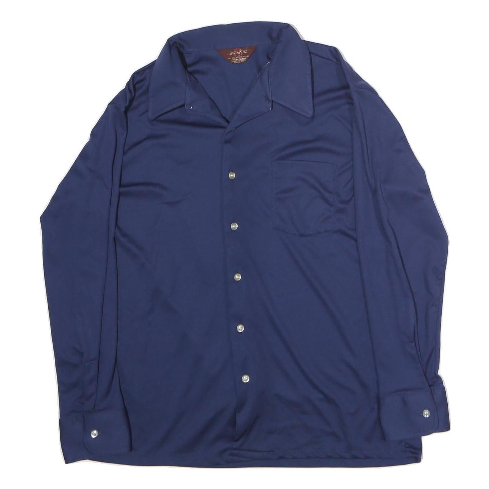 Buy KINGSPORT Mens Blue Shirt L Long Sleeve Point Collar Polyester Blend Comfortable Refurbished - $19.49 KINGSPORT Mens Blue Shirt L Long Sleeve Point Collar Polyester Blend Comfortable Refurbished - N/A refurbished available on Cerqular