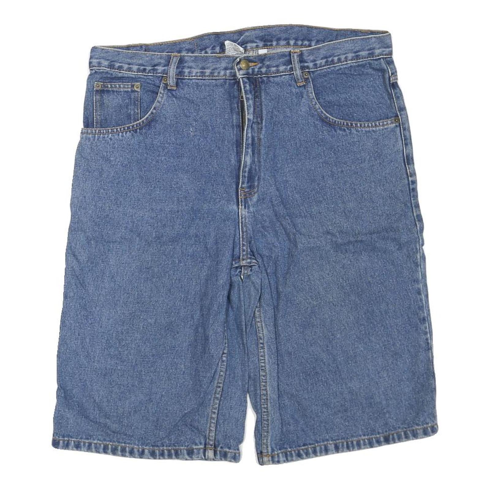 Buy Mens Blue Denim Casual Shorts L W38 Cotton Blend Classic Fit Zip Closure Refurbished - $15.59 Mens Blue Denim Casual Shorts L W38 Cotton Blend Classic Fit Zip Closure Refurbished - N/A refurbished available on Cerqular