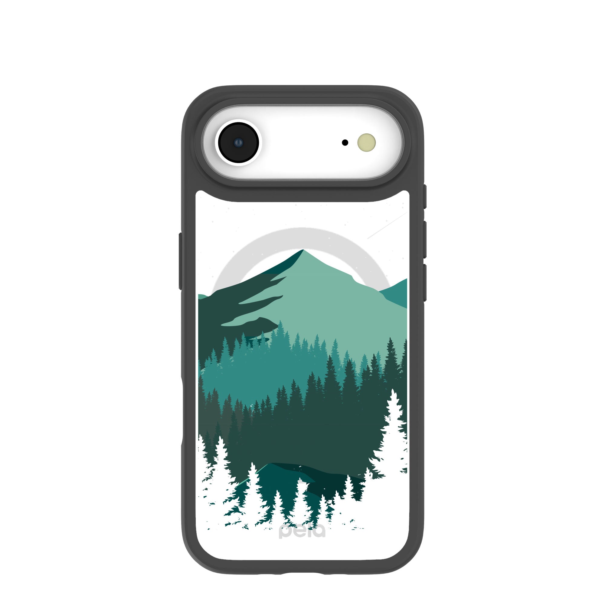 Clear Boreal iPhone Air Case With Noir Ridge (MagSafe included) Refurbished - Pela Case refurbished available on Cerqular