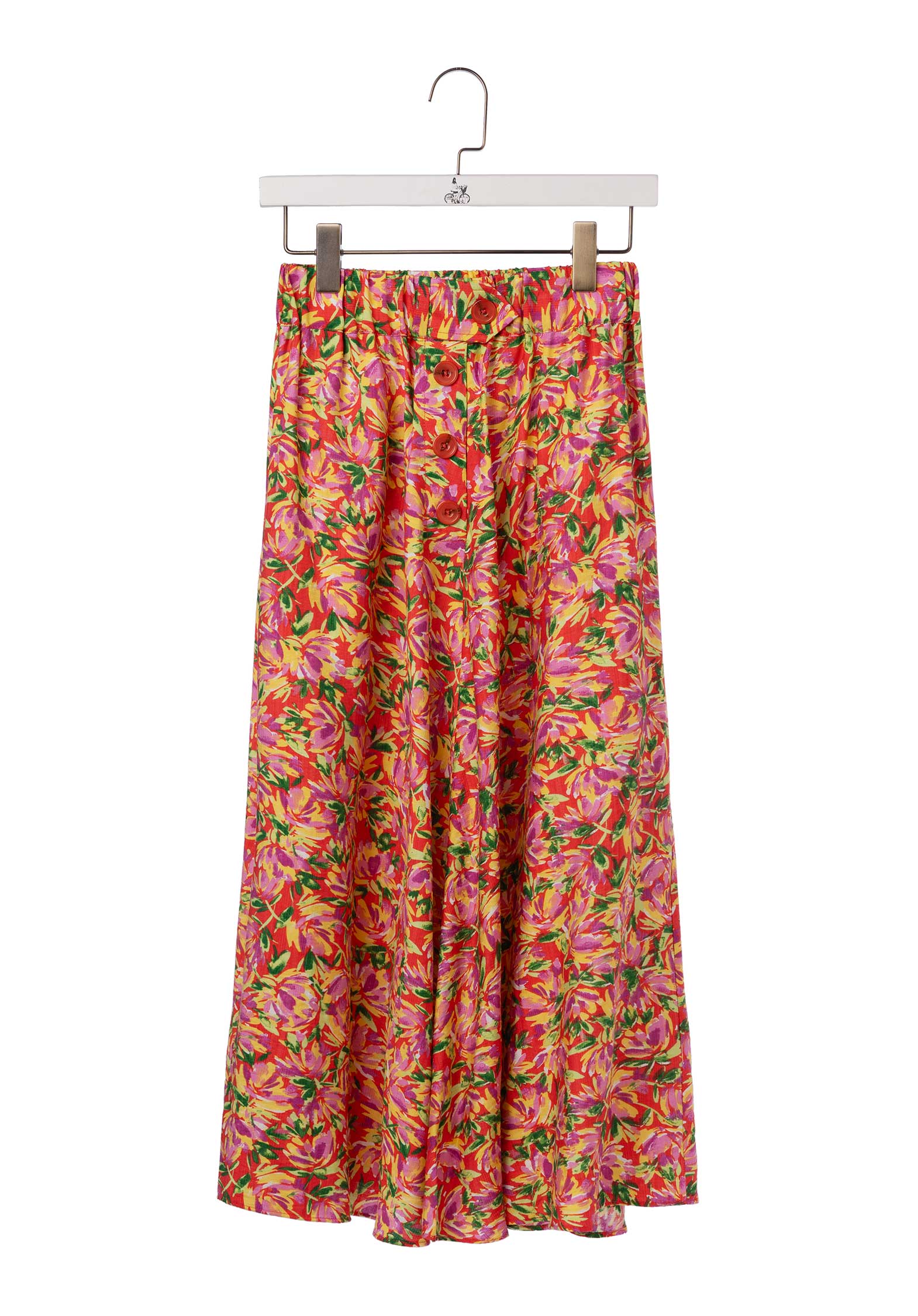 Skirt Ilda Fleurs-Rouges | Color: FLEURS ROUGES | Size: M Refurbished - N/A (I could not find a well-known brand with this name refurbished available on Cerqular