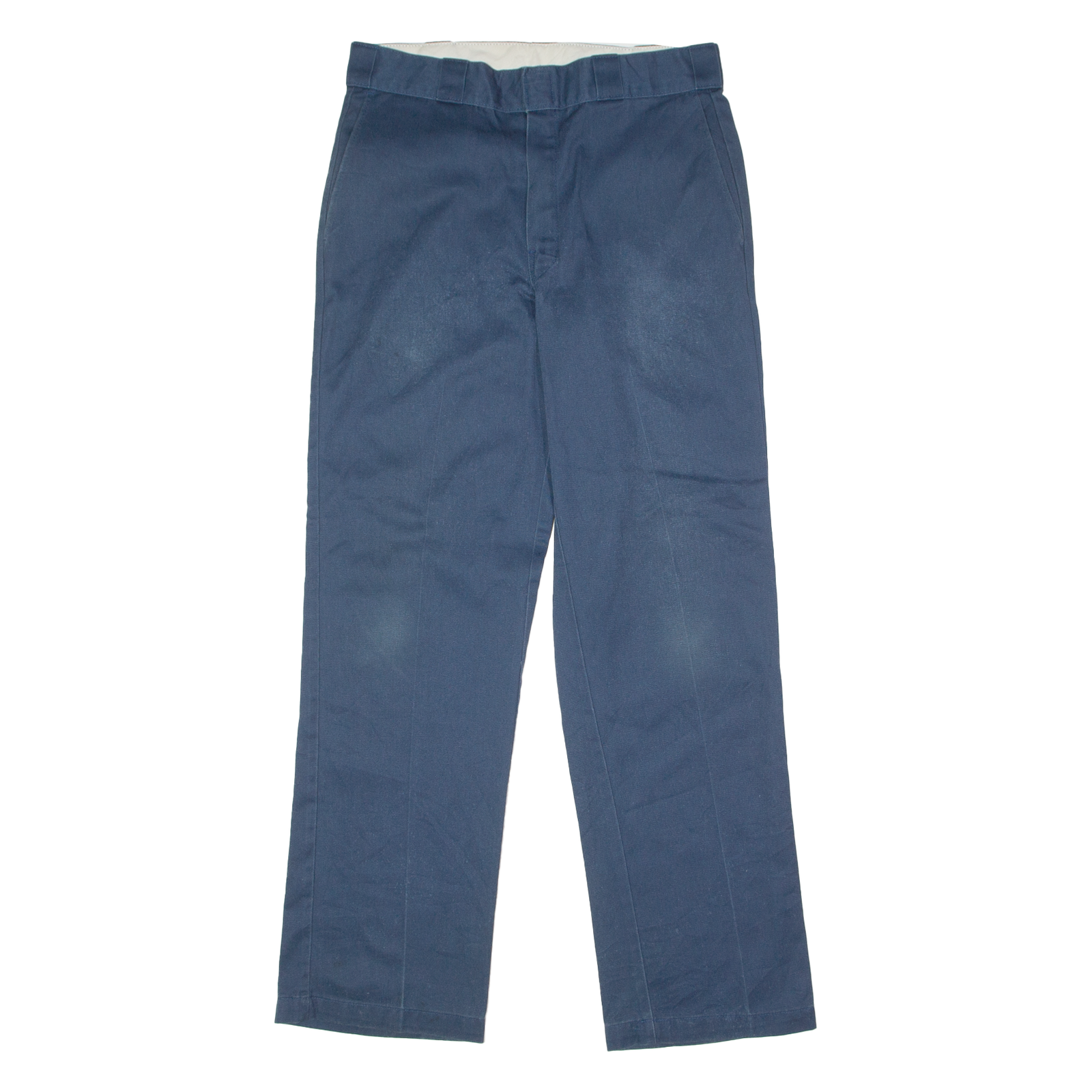 DICKIES Workwear Mens Twill Trousers Blue Regular Straight W32 L32 Refurbished - N/A refurbished available on Cerqular