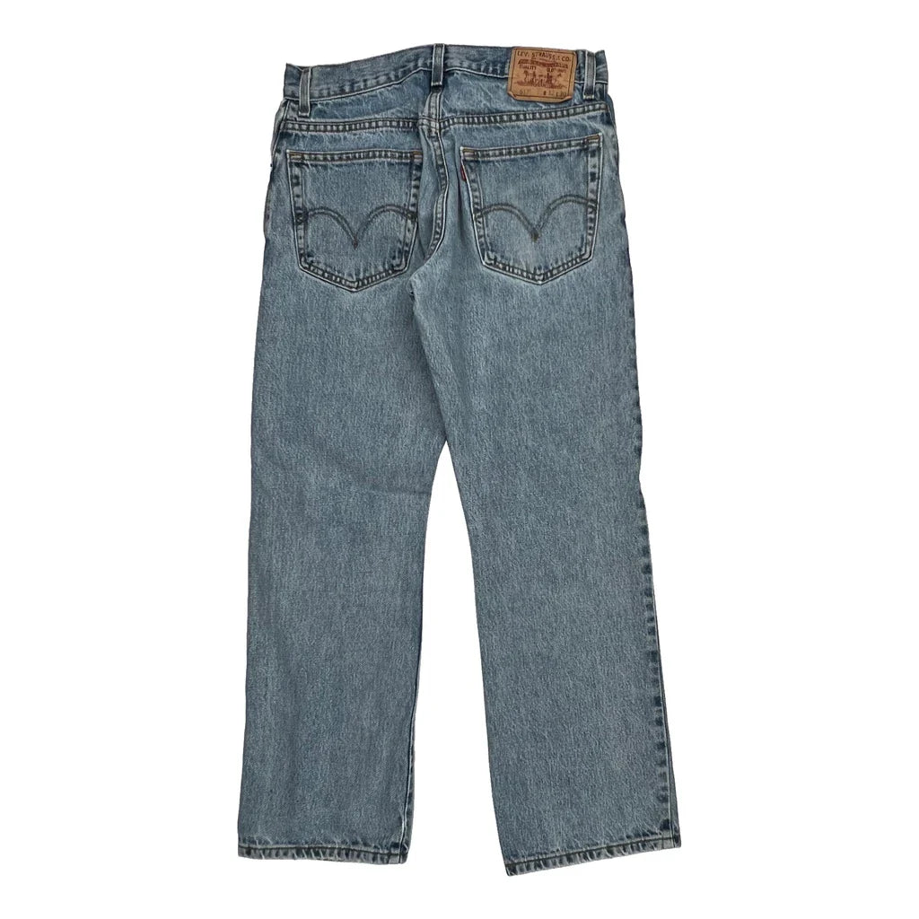 517 Levis Jeans - 32W 30L Light Wash Denim Refurbished - Thrifted (note: this is a term often used to describe second- refurbished available on Cerqular