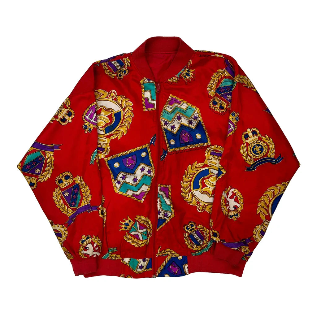Unbranded Shell Jacket - XL Red Polyester Refurbished - Thrifted (note: this is a term often used to describe second- refurbished available on Cerqular