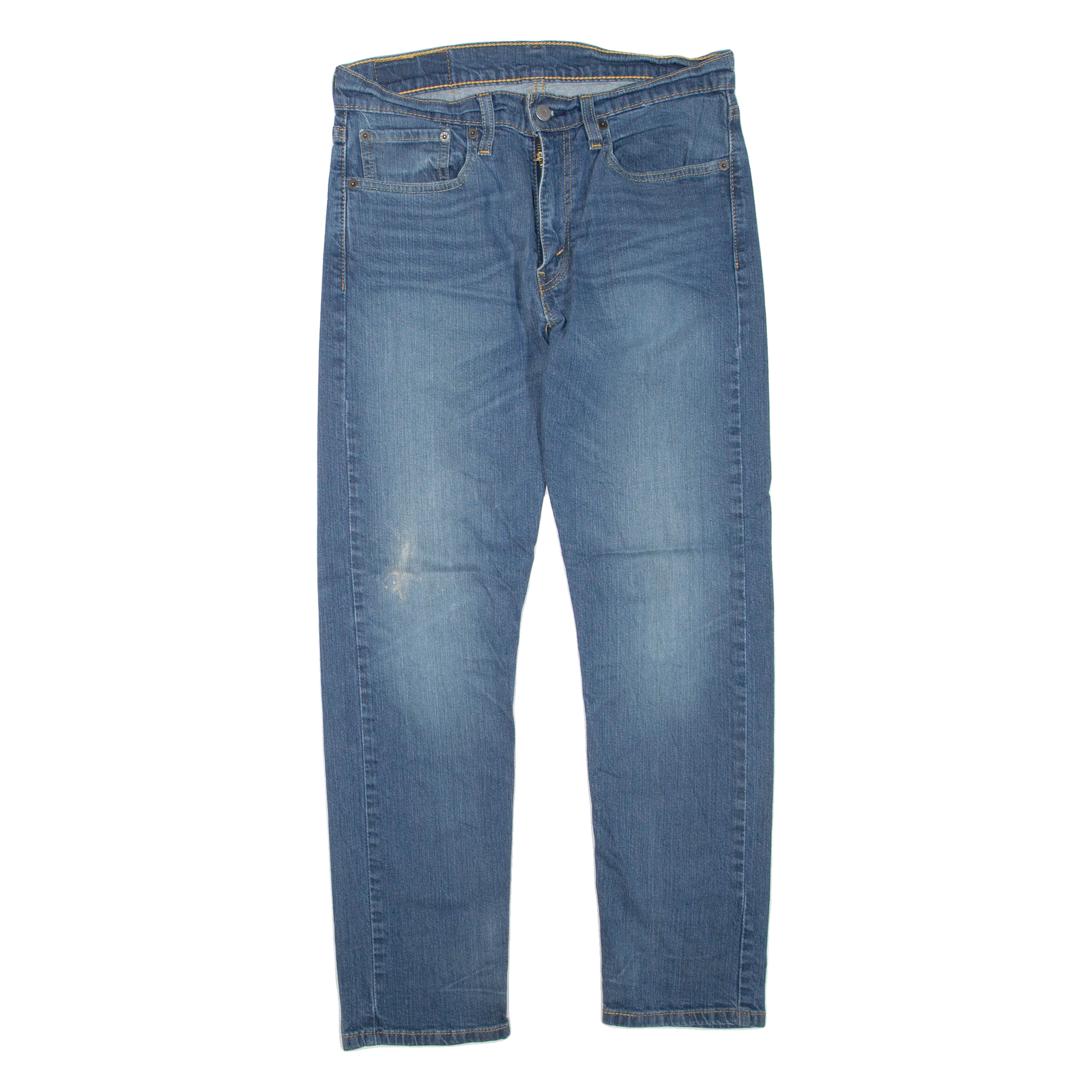 LEVI'S 502 Jeans Mens Blue Regular Tapered Stone Wash W32 L30 Refurbished - N/A refurbished available on Cerqular
