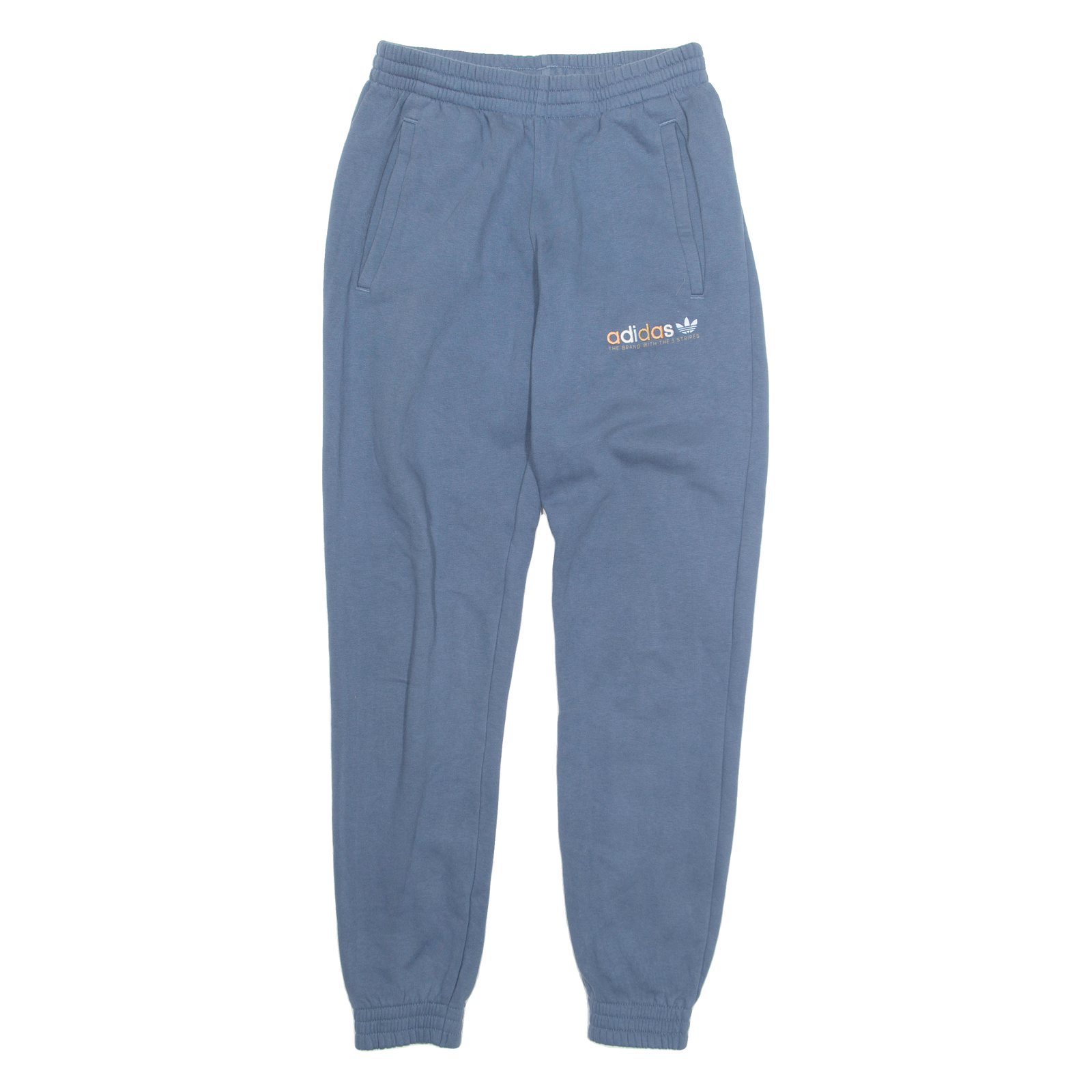 ADIDAS ORIGINALS Mens Joggers Blue Tapered S W28 L31 Refurbished - N/A refurbished available on Cerqular