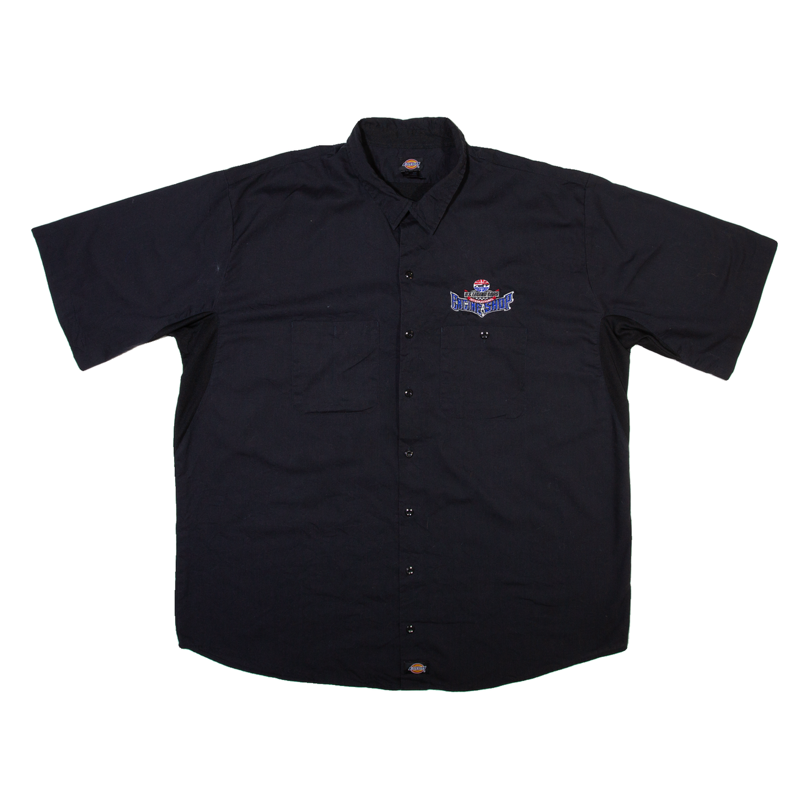 DICKIES Echine Shop Mens Plain Shirt Black 2XL Refurbished - N/A refurbished available on Cerqular