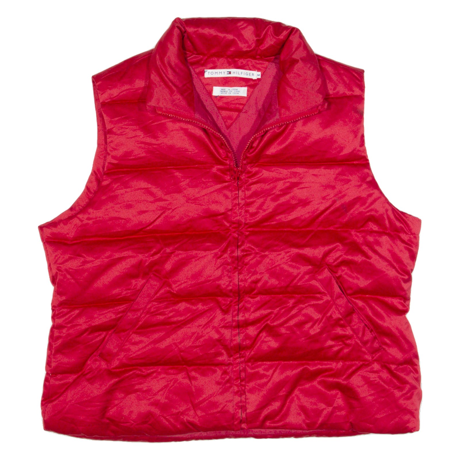 TOMMY HILFIGER Down Insulated Womens Puffer Gilet Red M Refurbished - N/A refurbished available on Cerqular