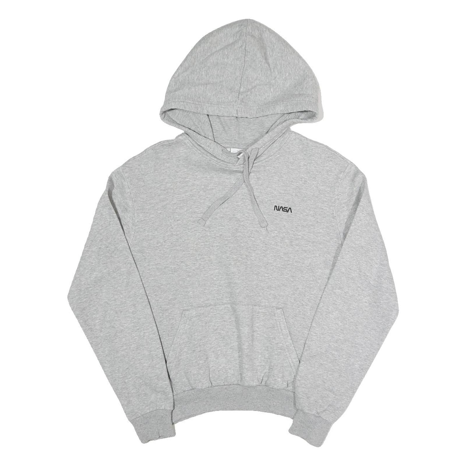 H&M Womens Grey NASA Pullover Hoodie XS Cotton Blend Casual Sweatshirt Refurbished - N/A refurbished available on Cerqular