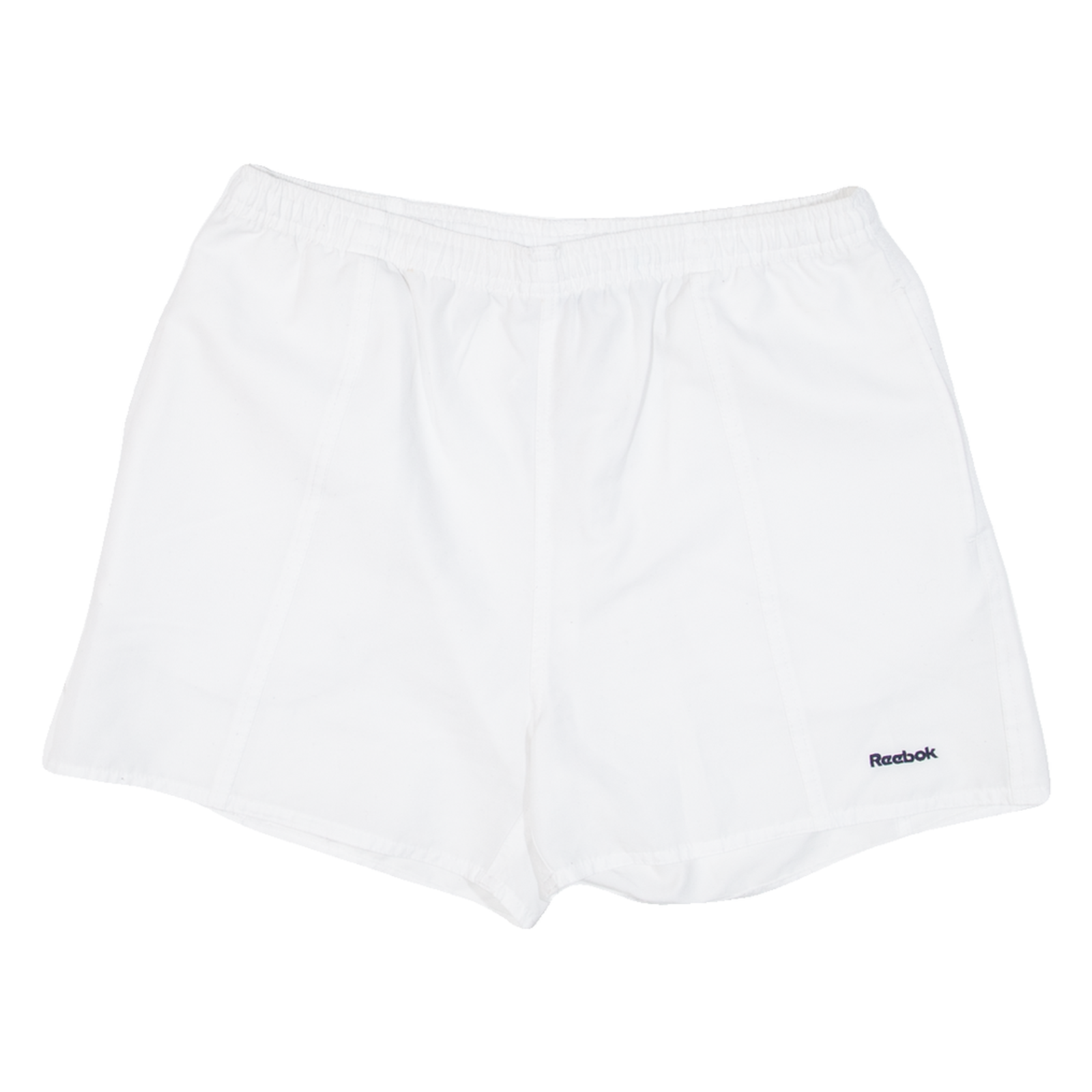 REEBOK Womens Sports Shorts White Relaxed UK 12 W30 Refurbished - N/A refurbished available on Cerqular