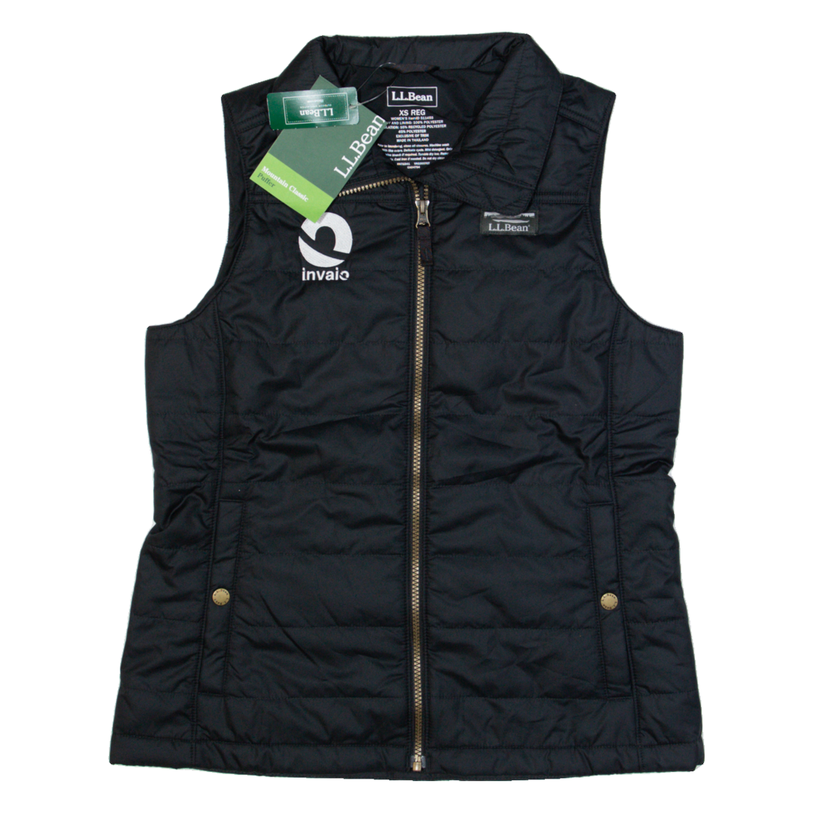 LL BEAN Womens Puffer Gilet Black XS Refurbished - N/A refurbished available on Cerqular