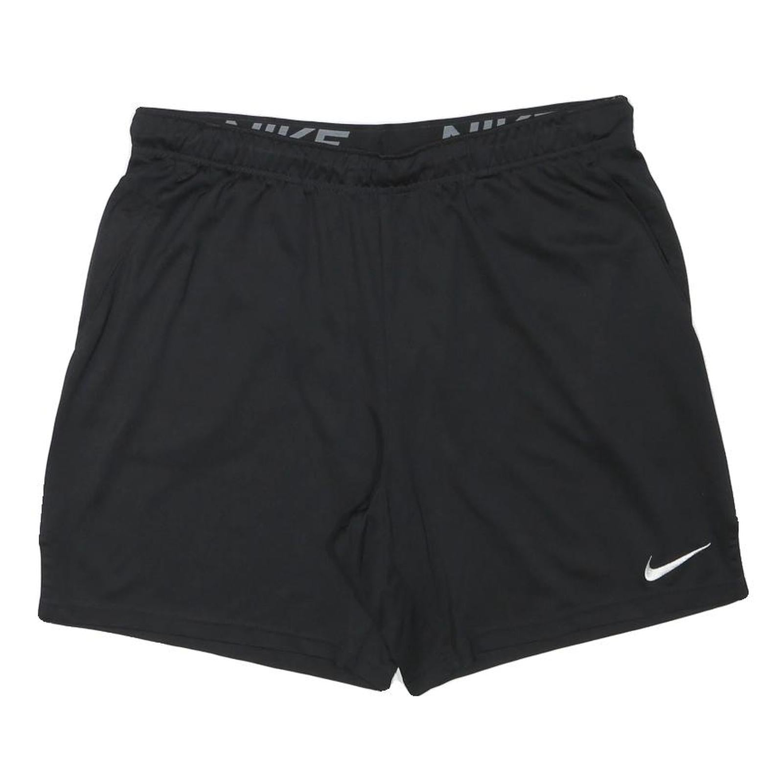 NIKE Mens Black Casual Polyester Blend Sports Shorts XL W34 Lightweight Comfort Refurbished - N/A refurbished available on Cerqular