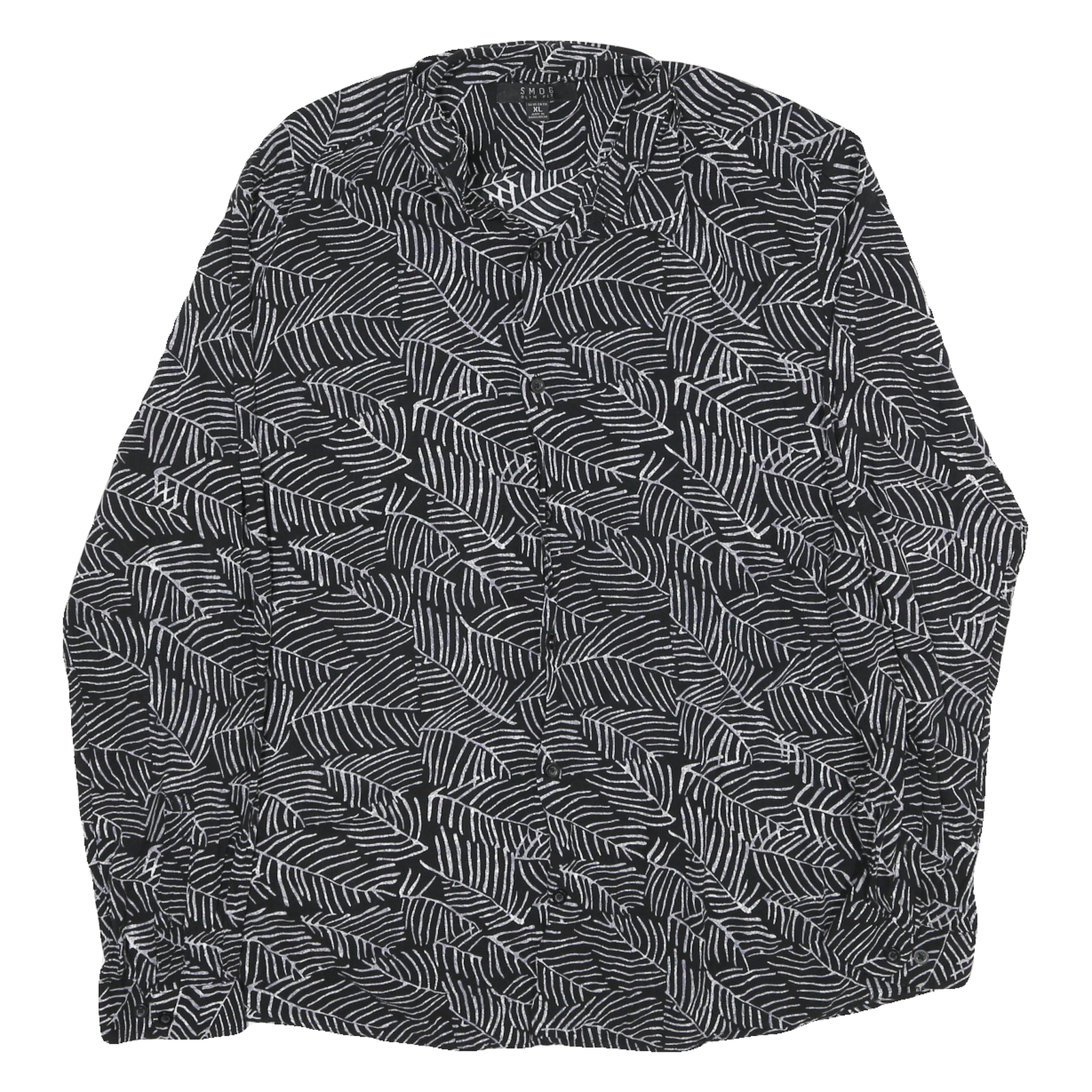 Buy SMOG Mens Black & White Pattern Shirt XL Long Sleeve Polyester Blend Refurbished - $18.19 SMOG Mens Black & White Pattern Shirt XL Long Sleeve Polyester Blend Refurbished - N/A refurbished available on Cerqular