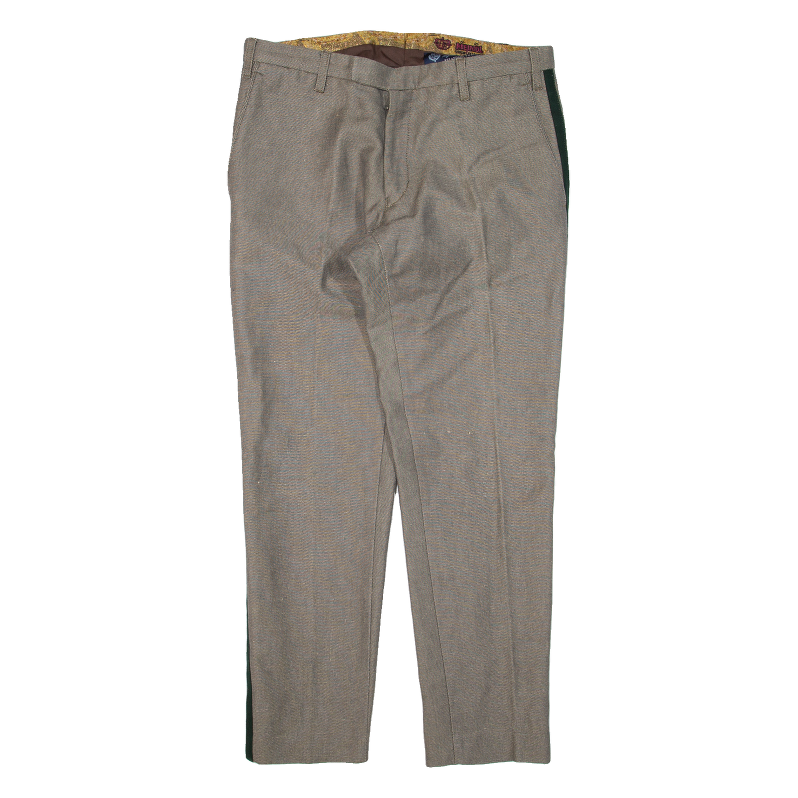 MEINDL Womens Trousers Green Regular Tapered Linen W32 L28 Refurbished - N/A refurbished available on Cerqular