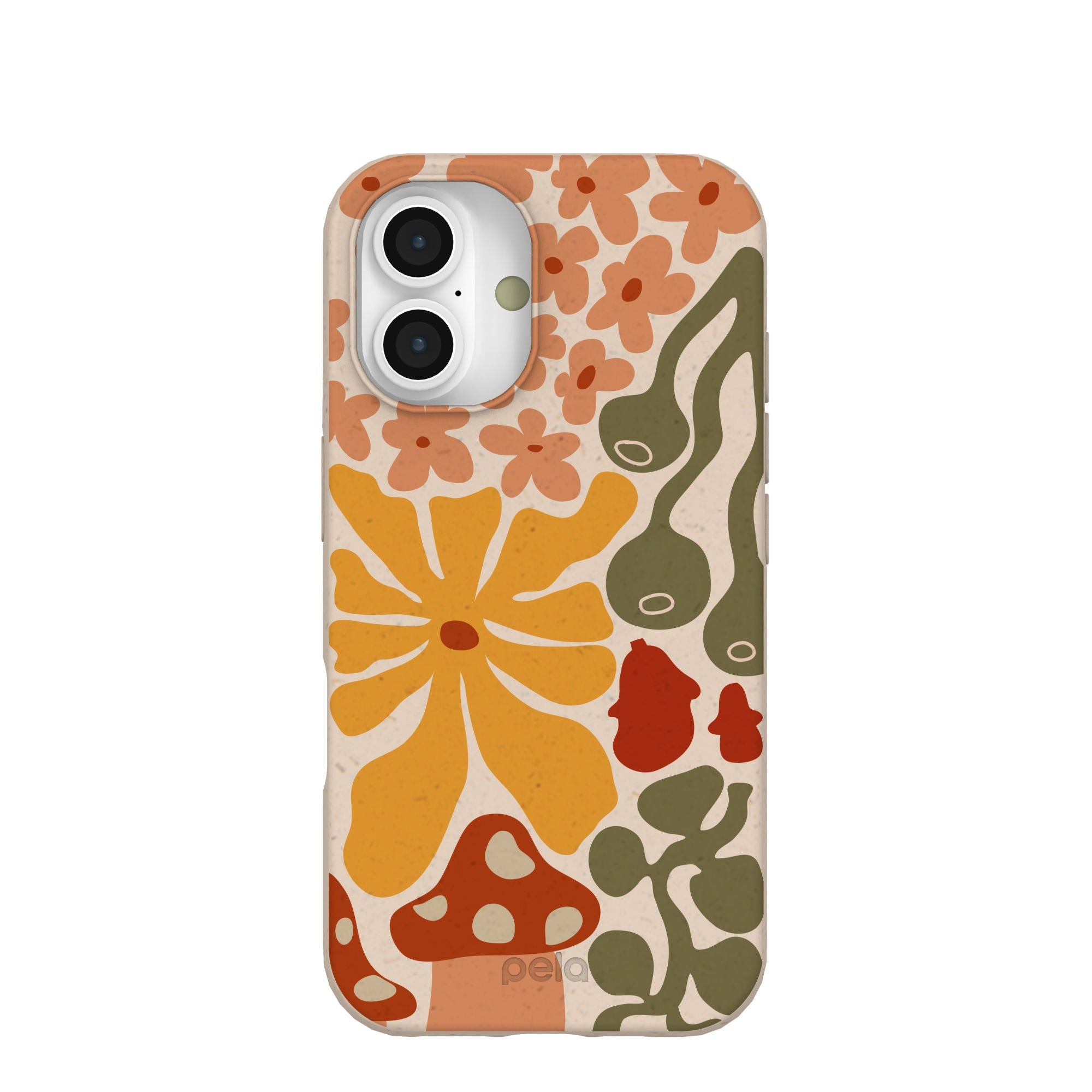 Seashell Fall Flourish iPhone 16 Case Refurbished - Pela Case refurbished available on Cerqular