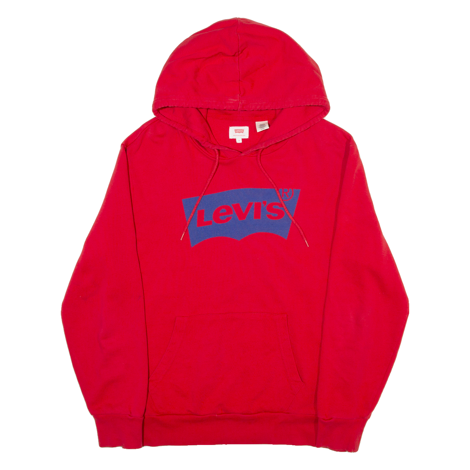 LEVI'S Mens Red Hoodie S Refurbished - N/A refurbished available on Cerqular