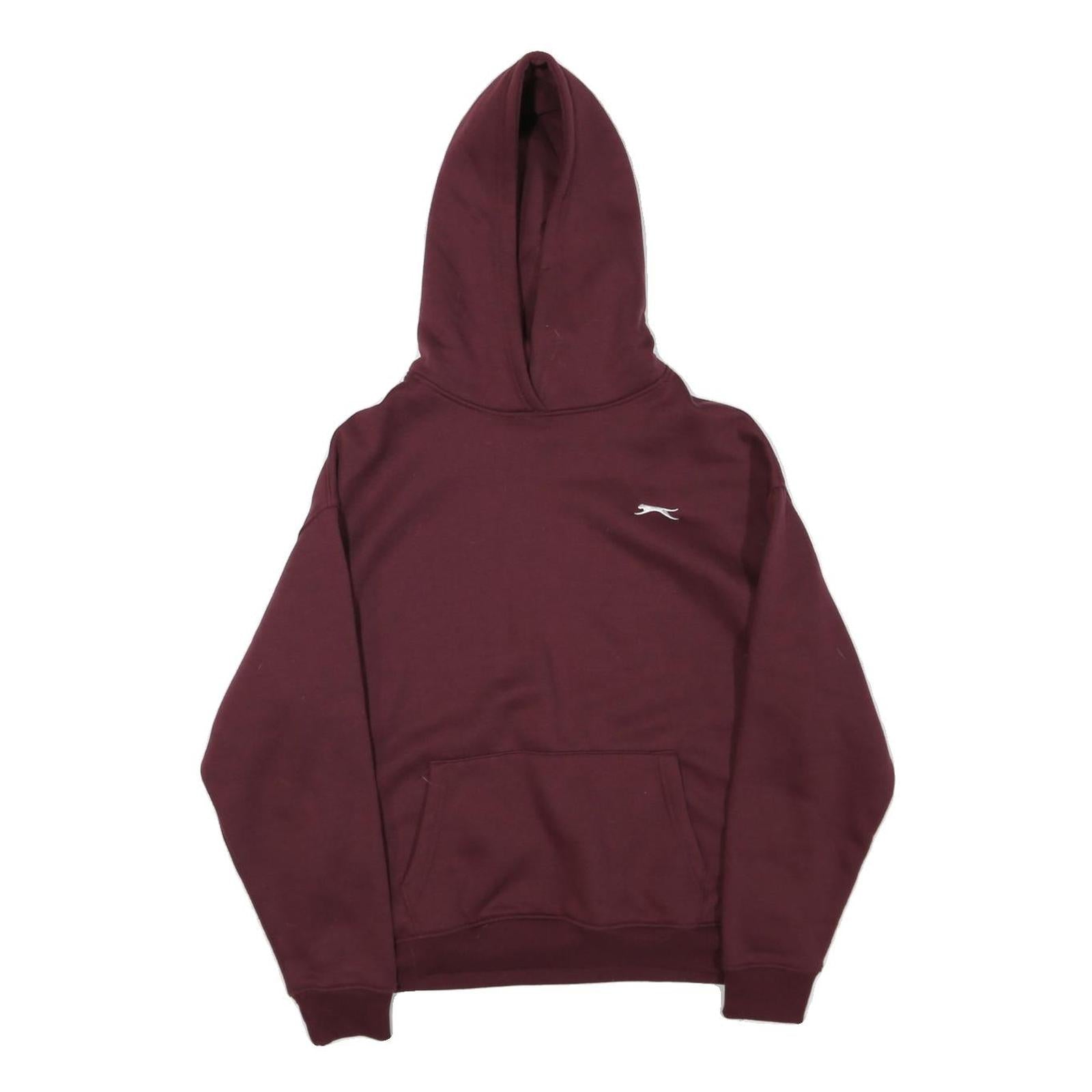 SLAZENGER Womens Maroon Hoodie UK 8 Cotton Blend Casual Pullover Refurbished - N/A refurbished available on Cerqular