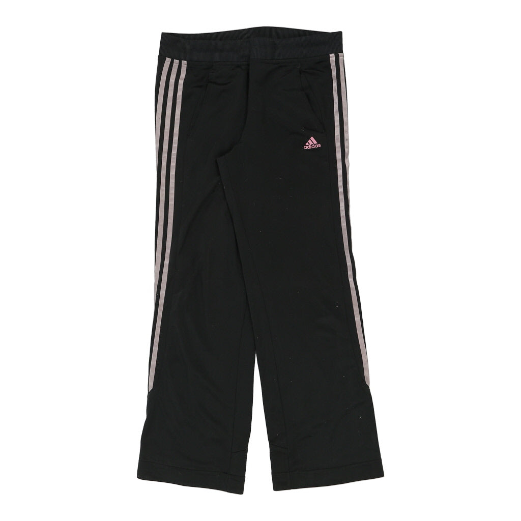 Age 15-16 Adidas Tracksuit - XL Black Polyester Refurbished - Thrifted (note: this is a term often used to describe second- refurbished available on Cerqular