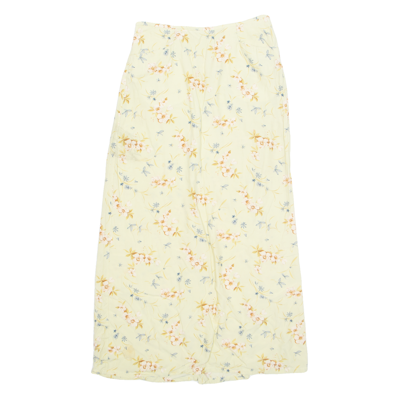 LIZ CLAIREBORNE Pocketed Back Slit Womens Straight Skirt Yellow Midi UK 10 Refurbished - N/A refurbished available on Cerqular