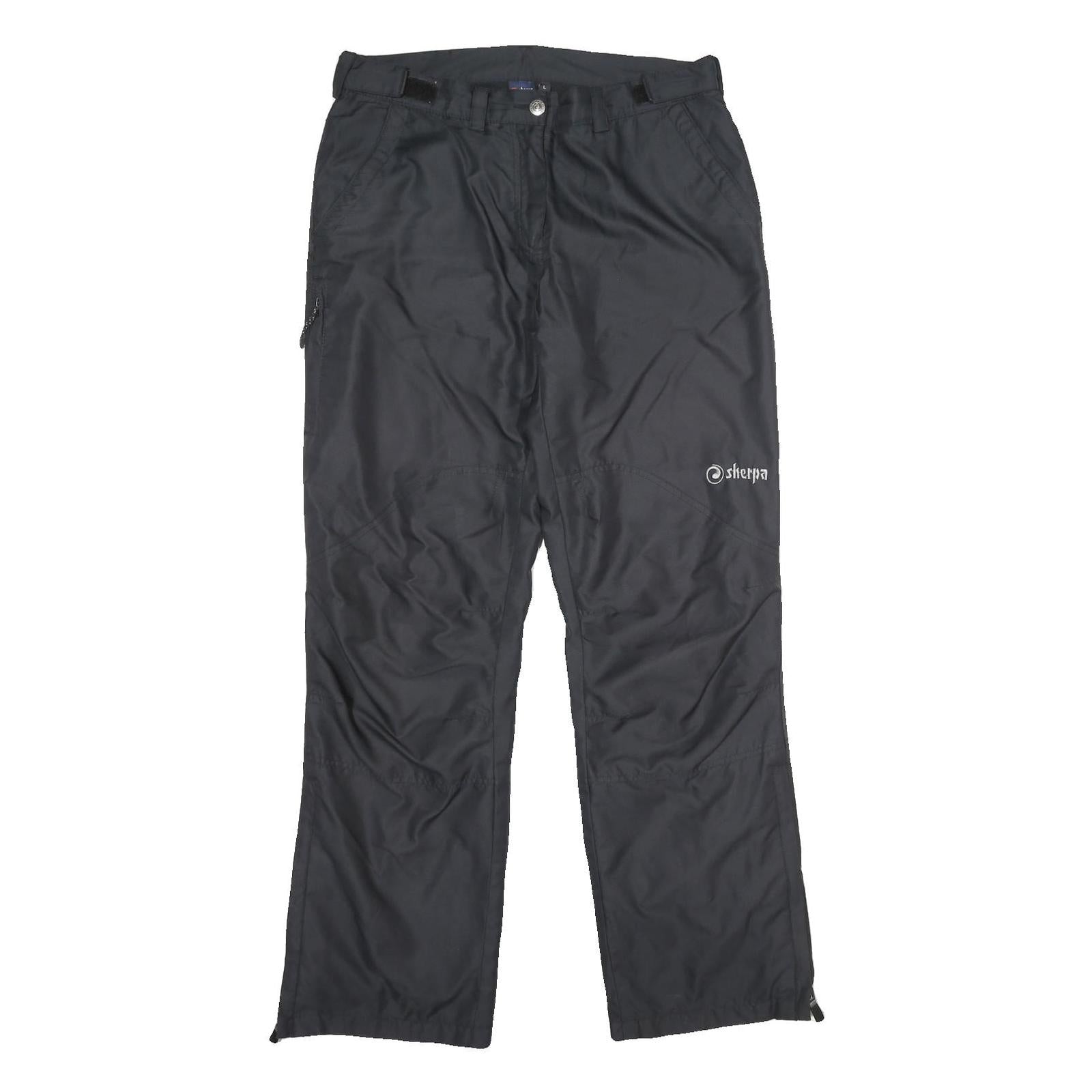SHERPA Womens Polyester Black Regular Fit Trousers W32 L32 Outdoor Zip Pockets Refurbished - N/A refurbished available on Cerqular
