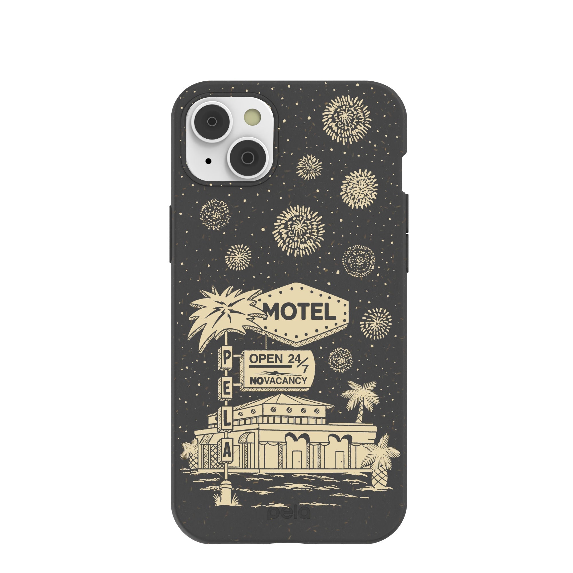 Black Motel Pela iPhone 14 Plus Case Refurbished - Pela Case refurbished available on Cerqular