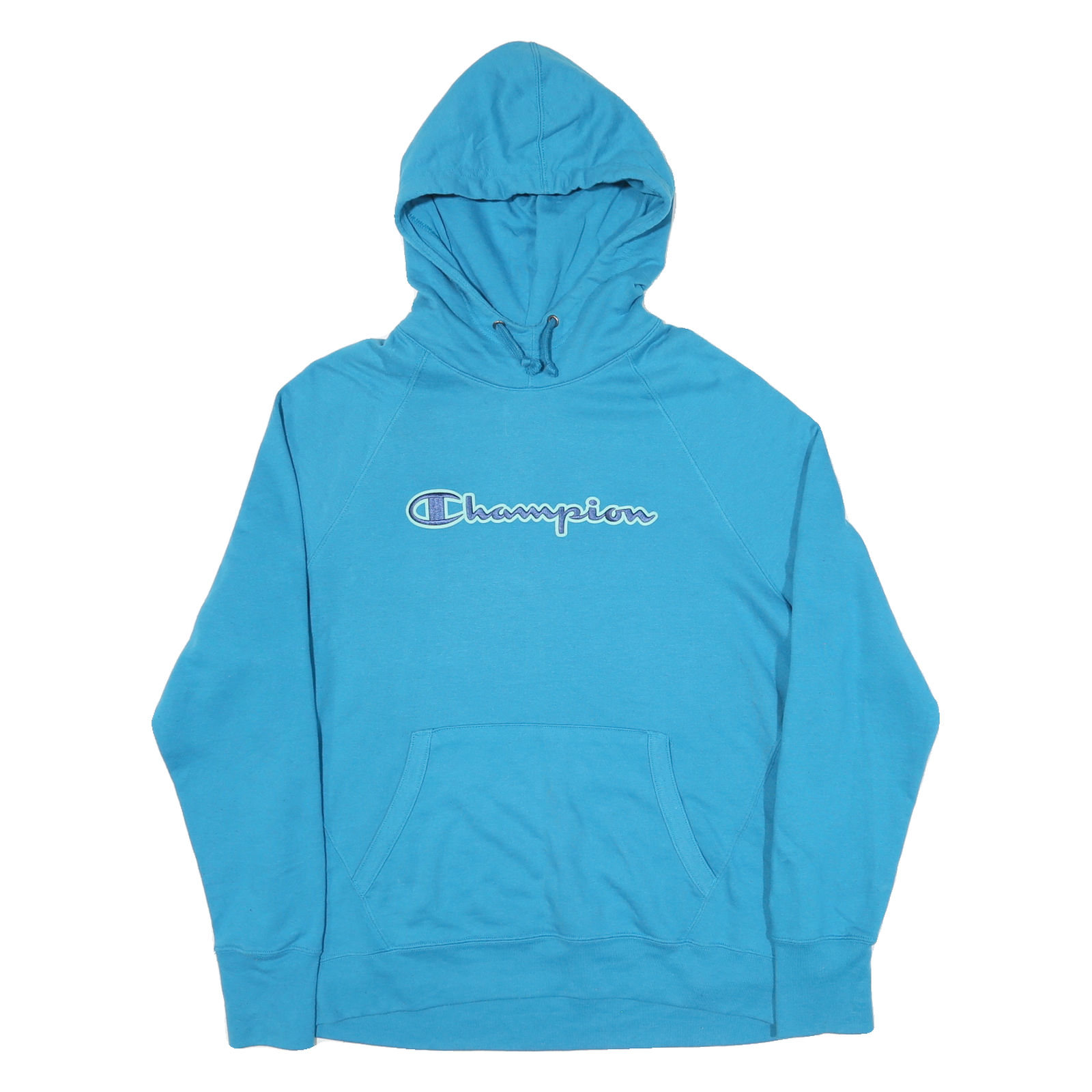 CHAMPION Mens Blue Pullover Hoodie XL Cotton Blend Casual Sweatshirt Refurbished - N/A refurbished available on Cerqular