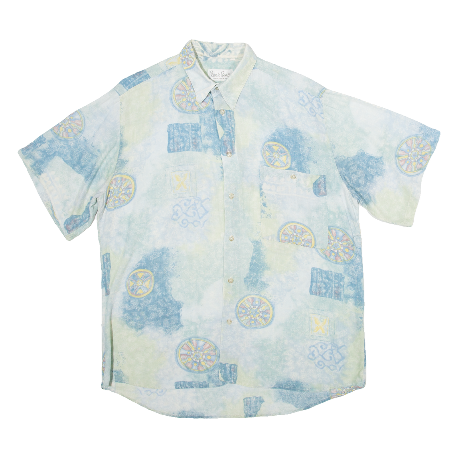 RENATO CAVALLI Mens Shirt Blue M Refurbished - N/A refurbished available on Cerqular