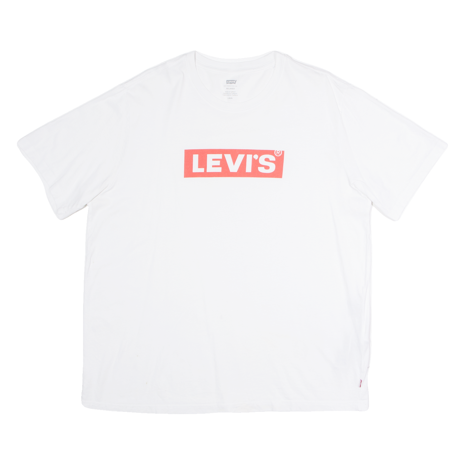 LEVI'S Mens T-Shirt White L Refurbished - N/A refurbished available on Cerqular