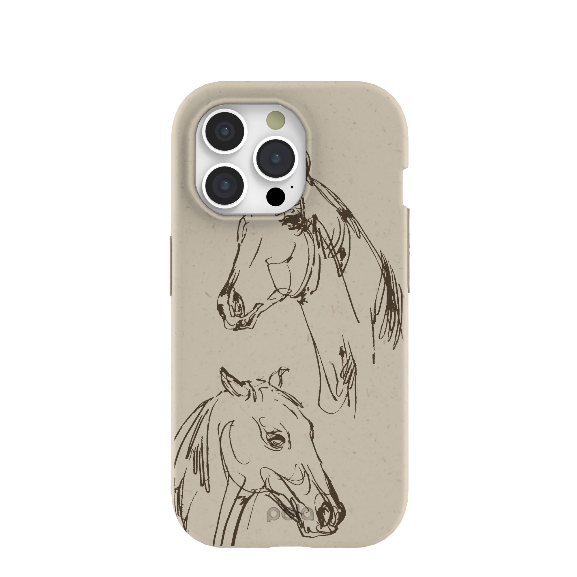 London Fog Equine iPhone 15 Pro Case Refurbished - Pela Case refurbished available on Cerqular