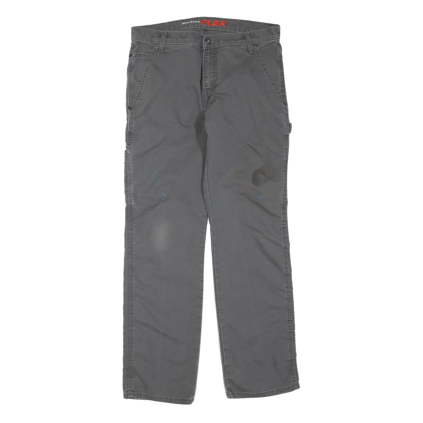 Buy DICKIES Mens Grey Cotton Blend Regular Straight Trousers W34 L32 Workwear Casual Refurbished - $31.19 DICKIES Mens Grey Cotton Blend Regular Straight Trousers W34 L32 Workwear Casual Refurbished - N/A refurbished available on Cerqular