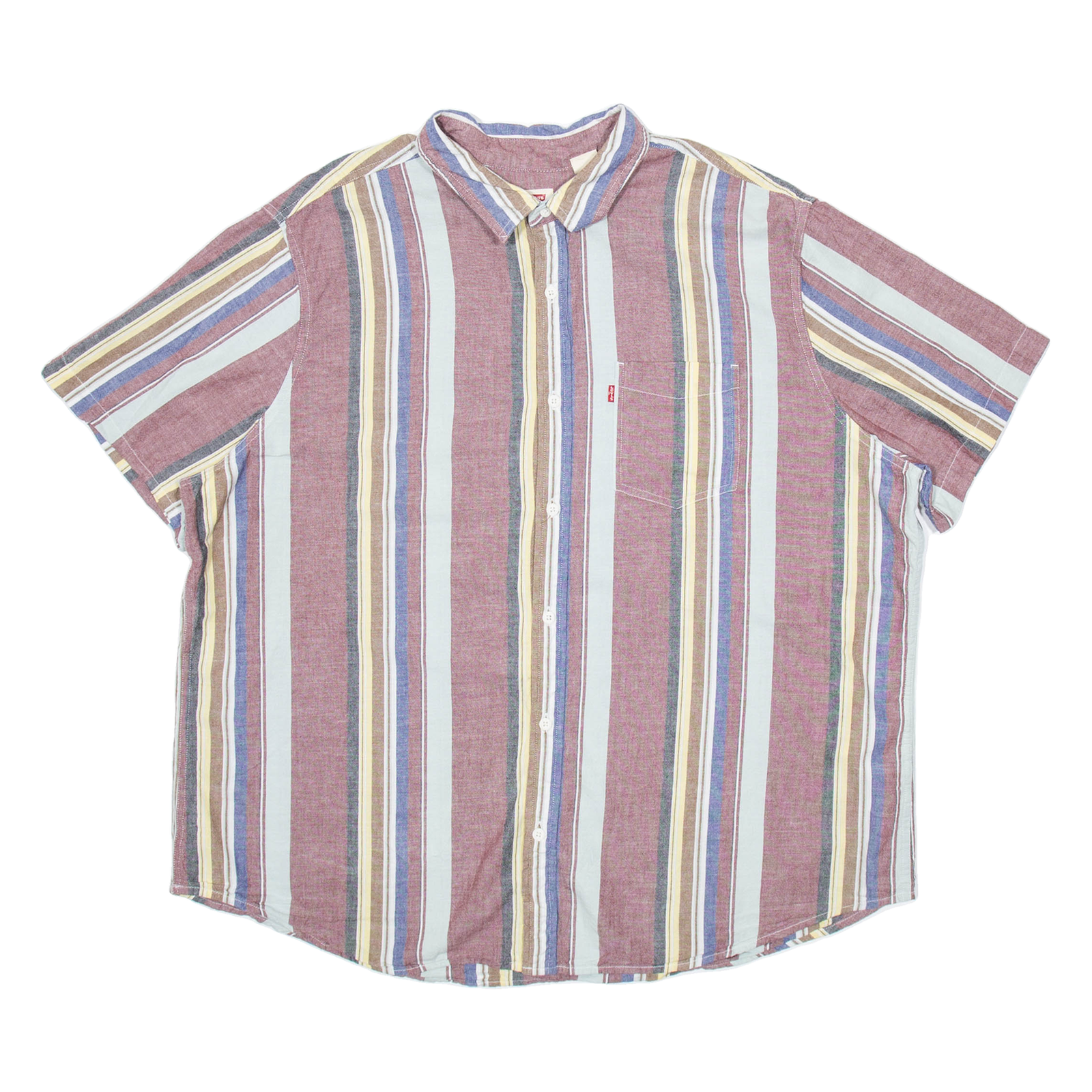 Buy LEVI'S Mens Shirt Red Striped 2XL Refurbished - $31.19 LEVI'S Mens Shirt Red Striped 2XL Refurbished - N/A refurbished available on Cerqular