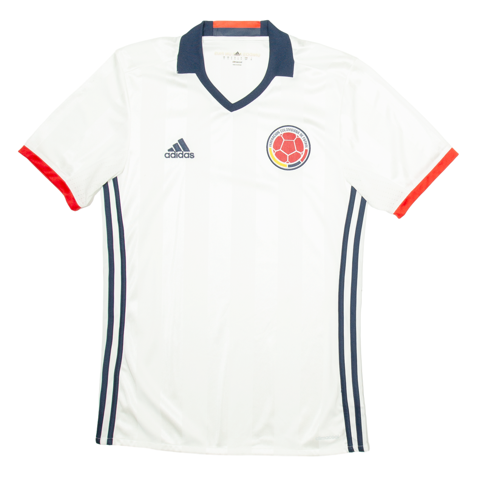 ADIDAS Federacion Colombiana De Futbol Mens Football Shirt Jersey White S Refurbished - N/A refurbished available on Cerqular