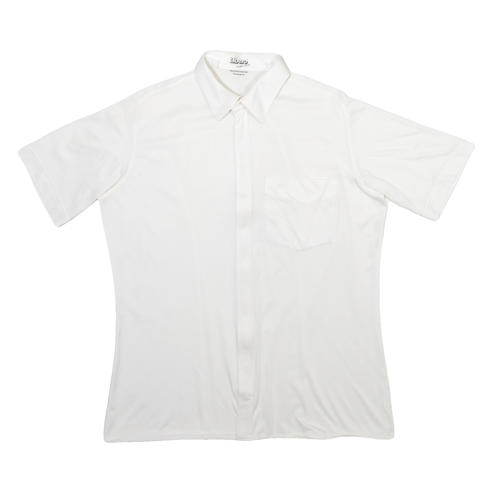 LIBERO Mens Plain Shirt White S Refurbished - N/A refurbished available on Cerqular