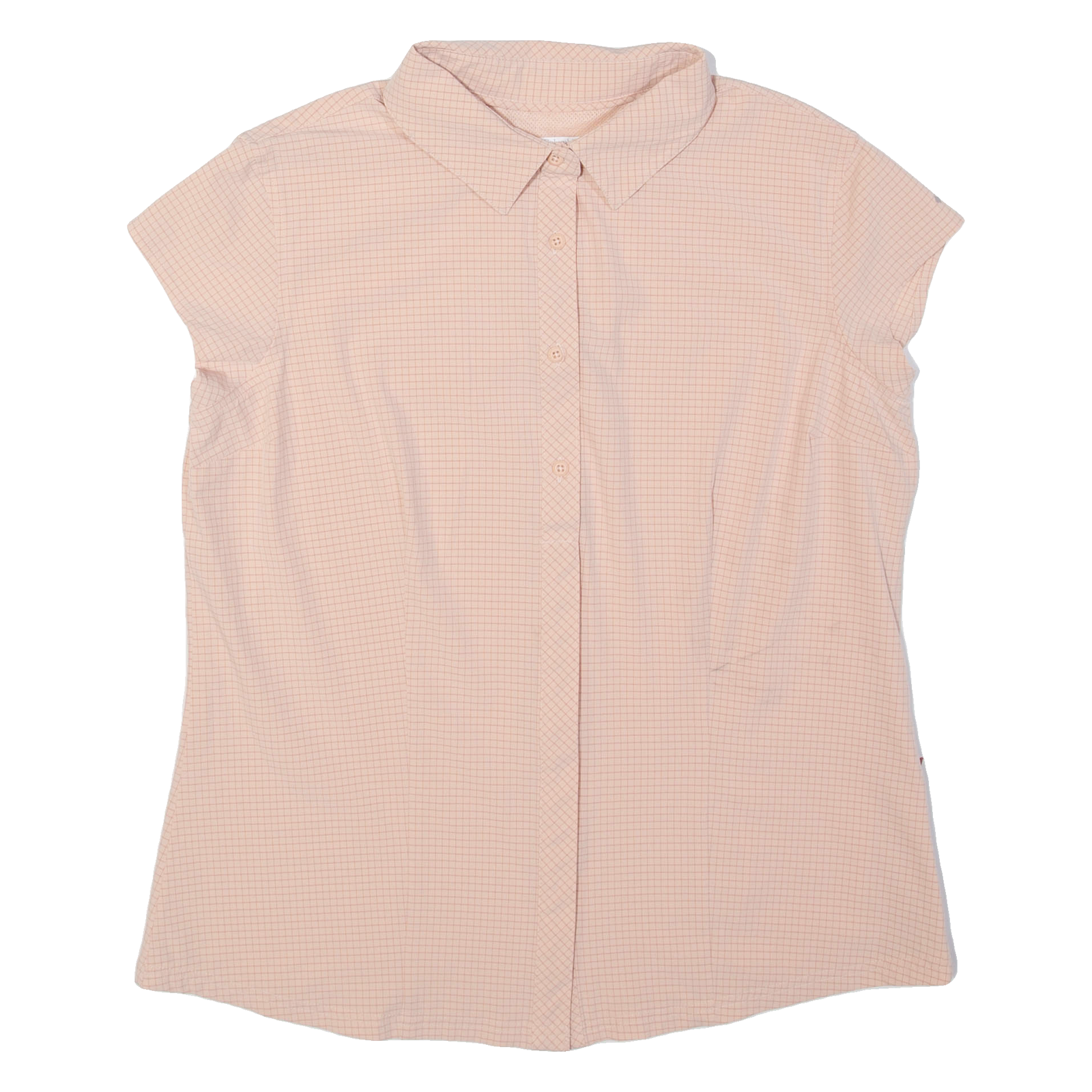 COLUMBIA Womens Flannel Shirt Pink Plaid XL Refurbished - N/A refurbished available on Cerqular
