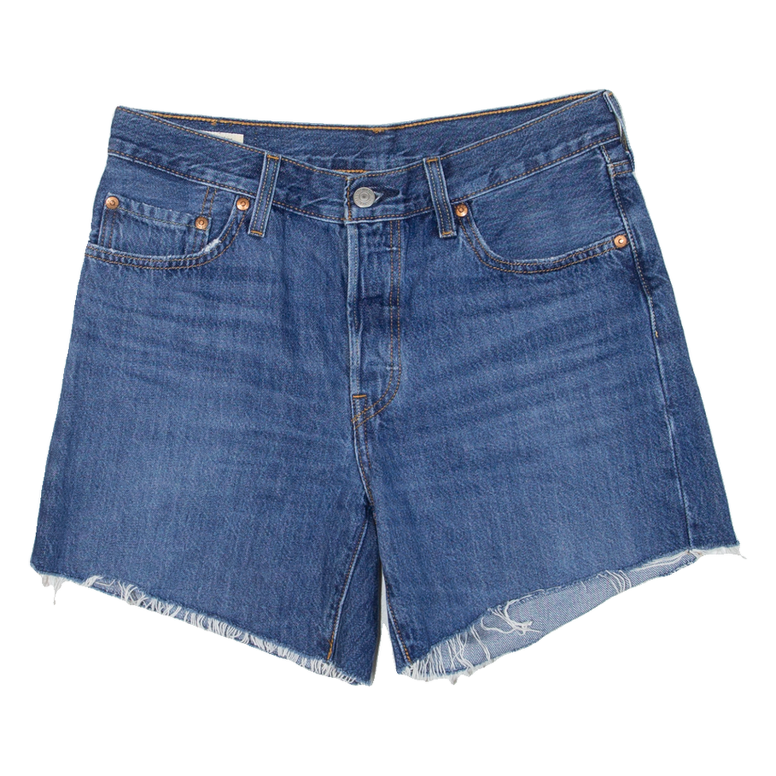 LEVI'S 501 BIG E Womens Denim Shorts Blue Relaxed S W28 Refurbished - N/A refurbished available on Cerqular