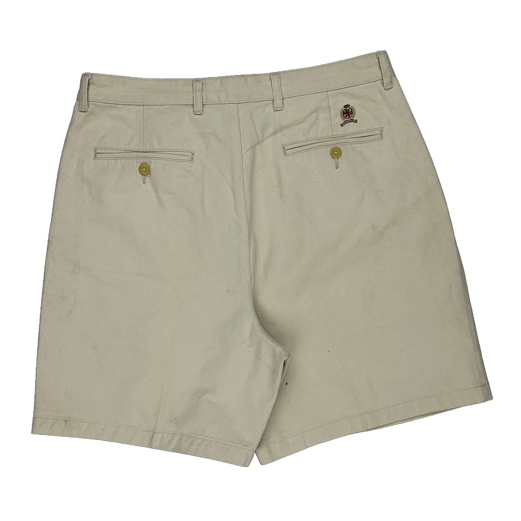 Tommy Hilfiger Shorts - 34W 7L Beige Cotton Refurbished - Thrifted (note: this is a term often used to describe second- refurbished available on Cerqular