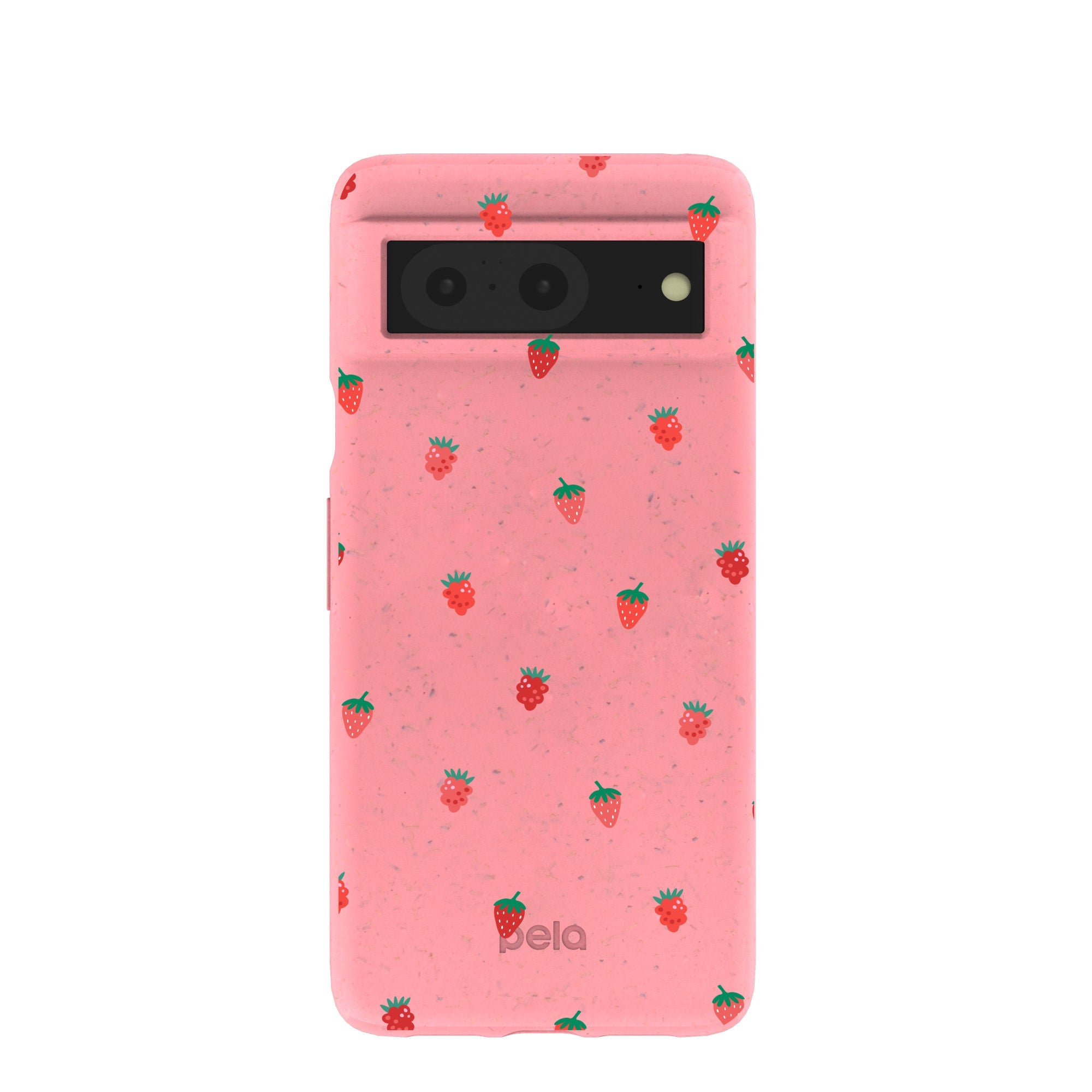 Bubblegum Pink Summer Berries Google Pixel 8 Case Refurbished - Pela Case refurbished available on Cerqular