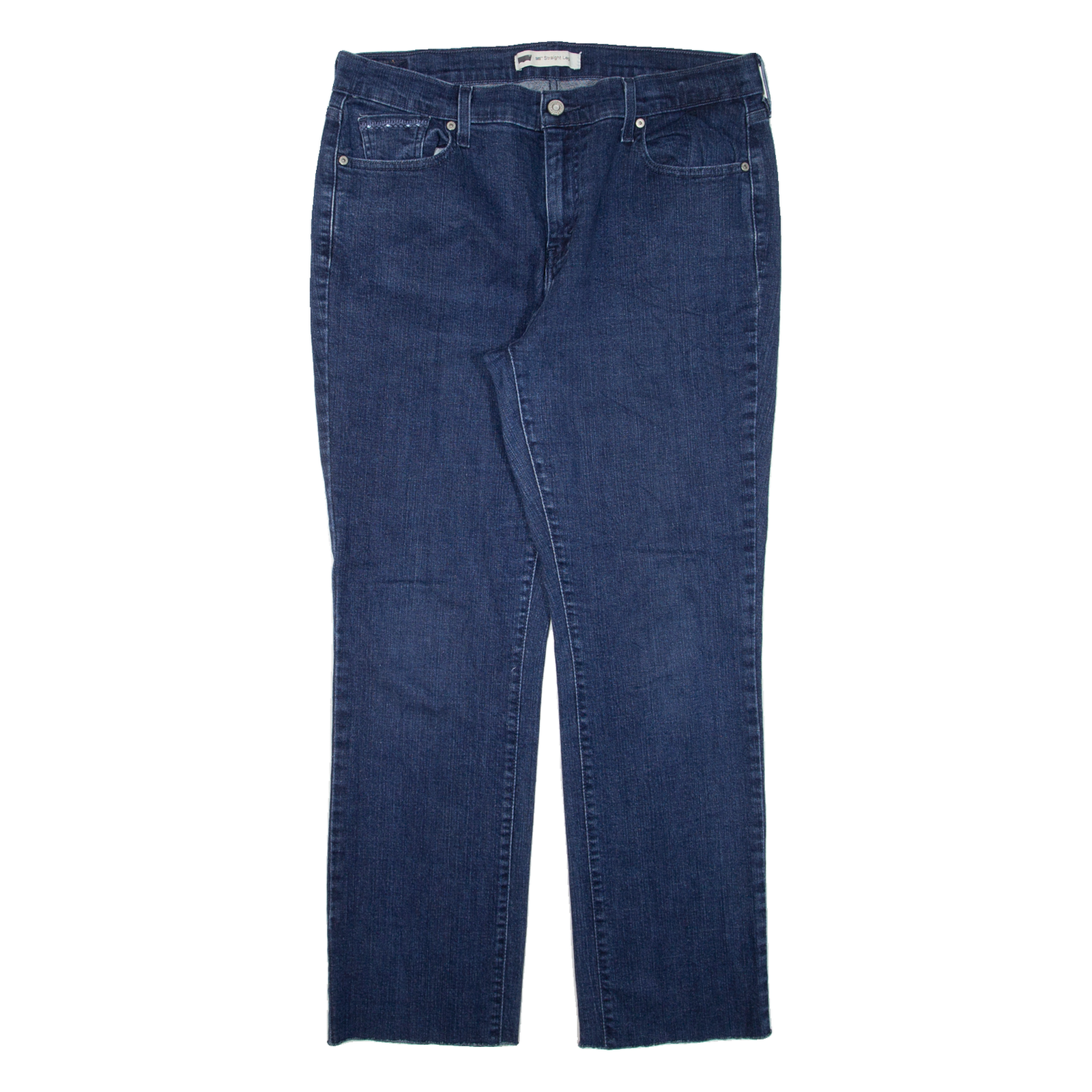 LEVI'S 505 Womens Jeans Blue Regular Straight W32 L28 Refurbished - N/A refurbished available on Cerqular