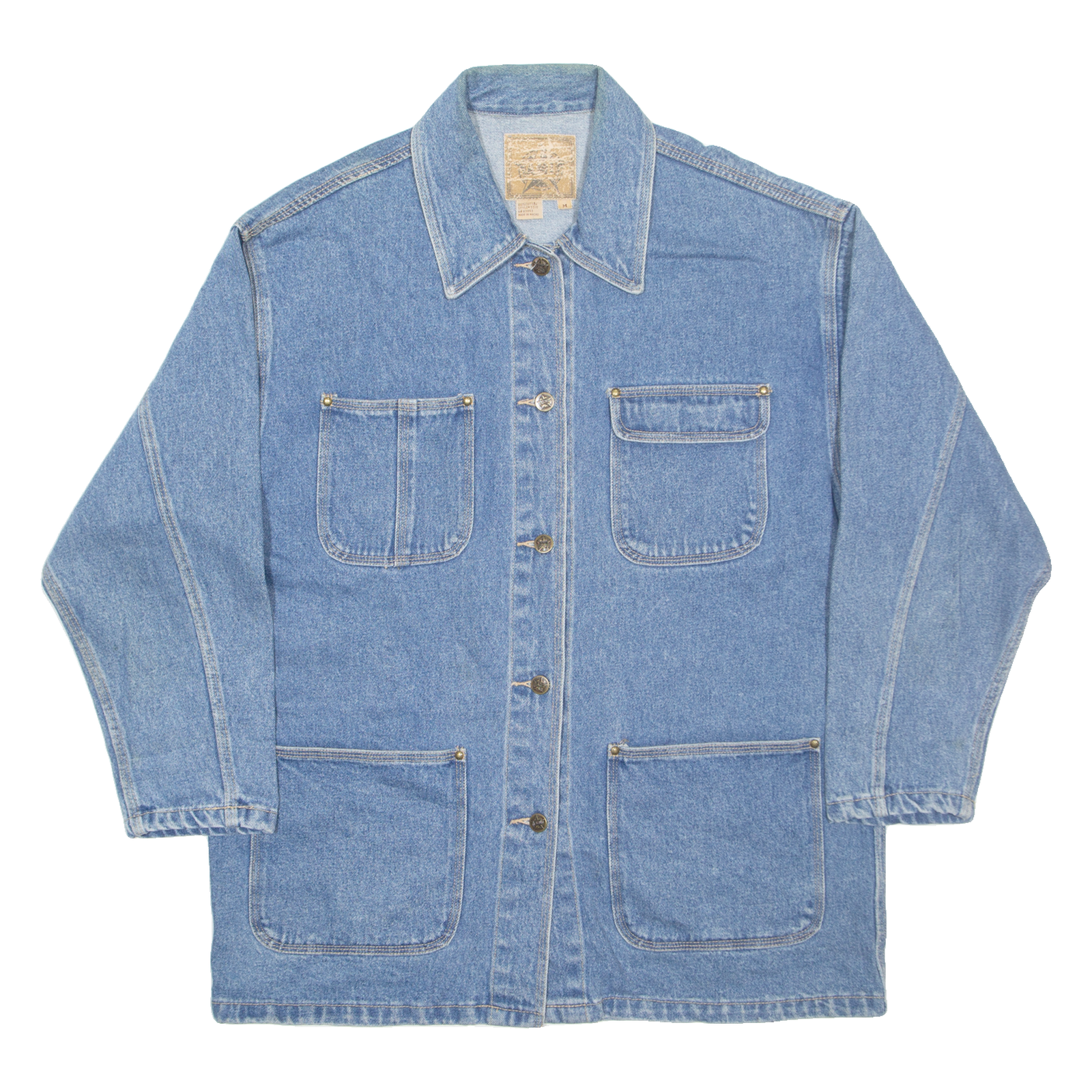 AML Womens Denim Jacket Blue M Refurbished - N/A refurbished available on Cerqular