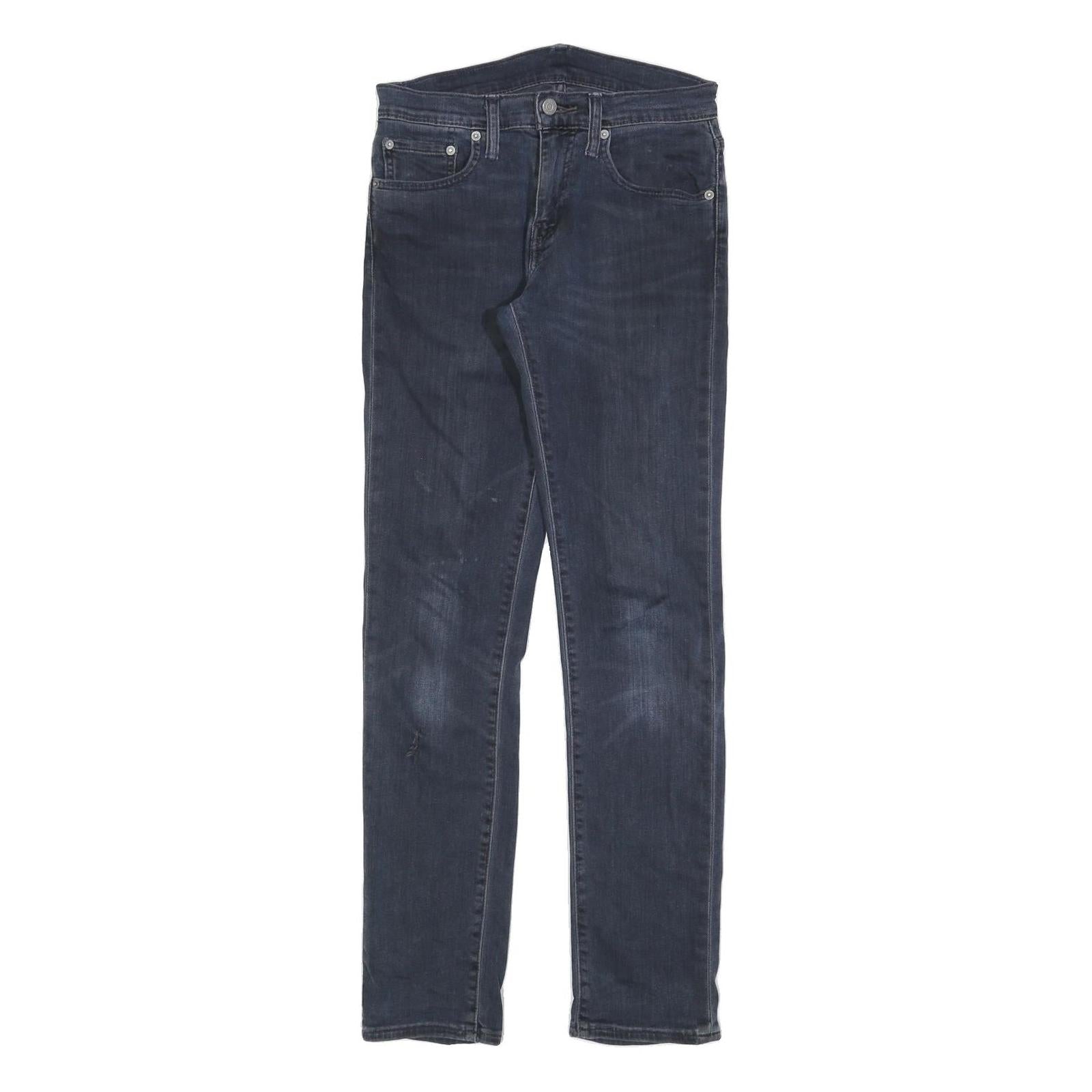 LEVI'S 511 Slim Mens Jeans Blue Slim Straight Denim Medium W28 L32 Stylish Refurbished - N/A refurbished available on Cerqular