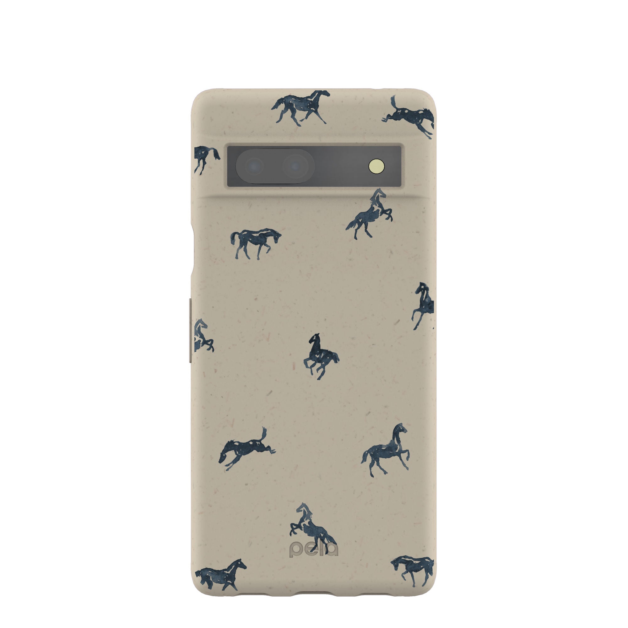 London Fog Mini Horses Google Pixel 7a Case Refurbished - Pela Case refurbished available on Cerqular