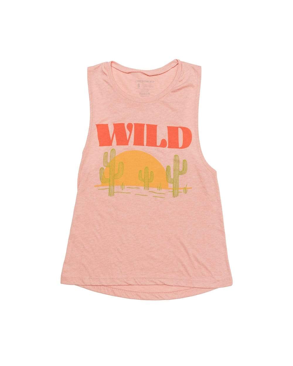 Sunset Chaser Muscle Tank | Rose | Size: S Refurbished - Keep Nature Wild refurbished available on Cerqular
