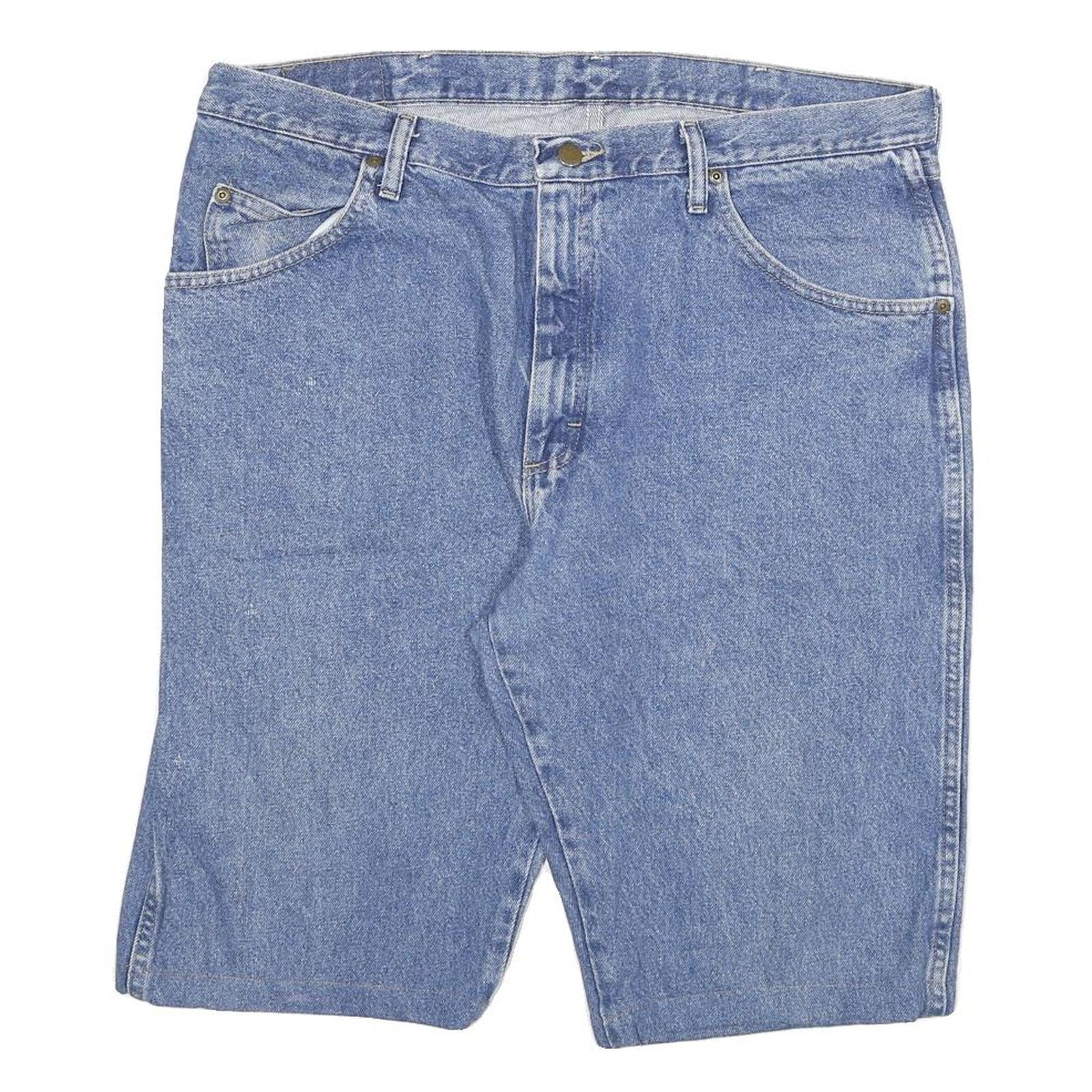 Buy WRANGLER Mens Shorts Blue Denim Casual 3XL W38 Cotton Blend Relaxed Fit Refurbished - $25.99 WRANGLER Mens Shorts Blue Denim Casual 3XL W38 Cotton Blend Relaxed Fit Refurbished - N/A refurbished available on Cerqular